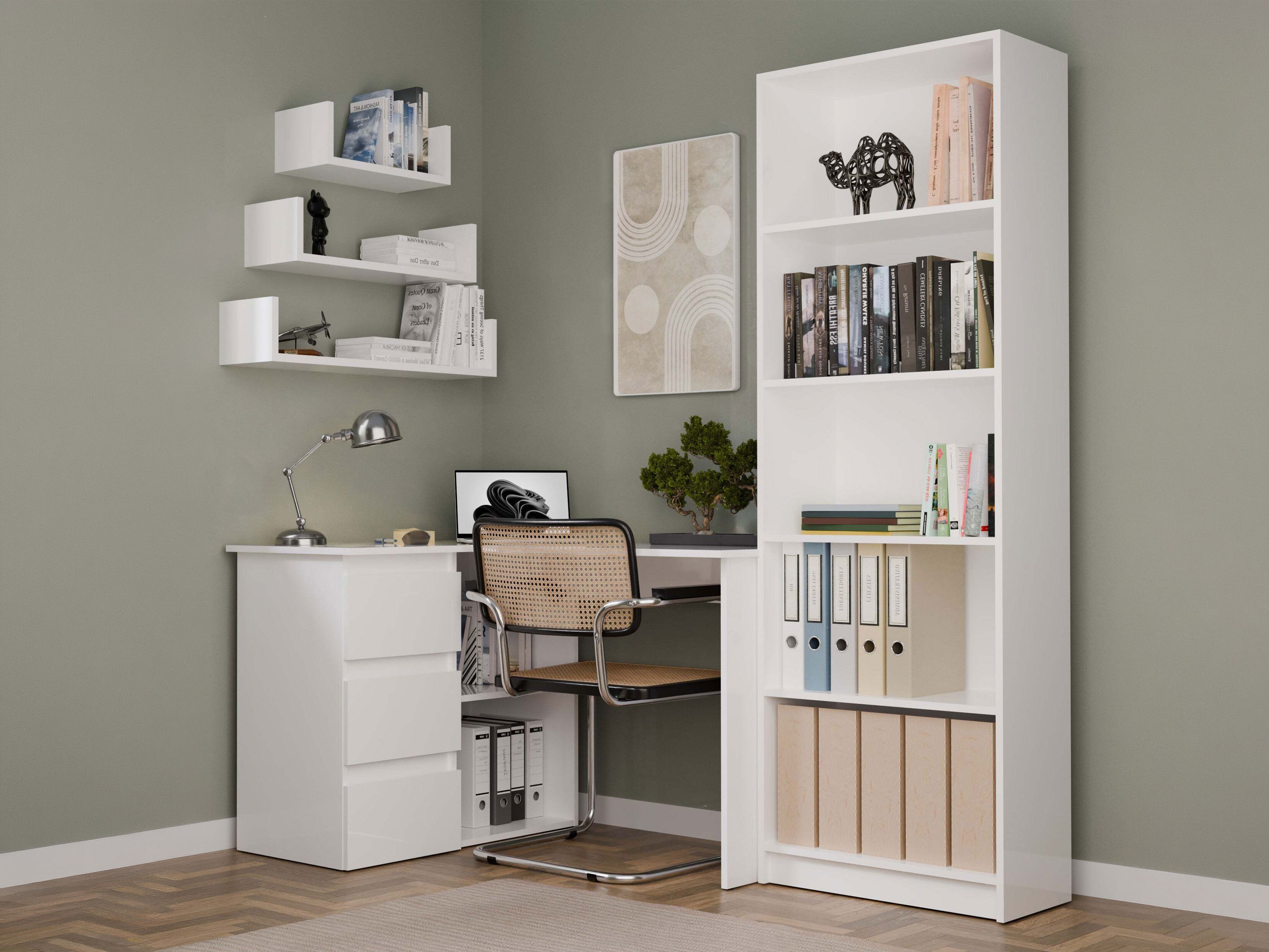 Mesa de escritório para cantos Mandeville 365 (Branco)