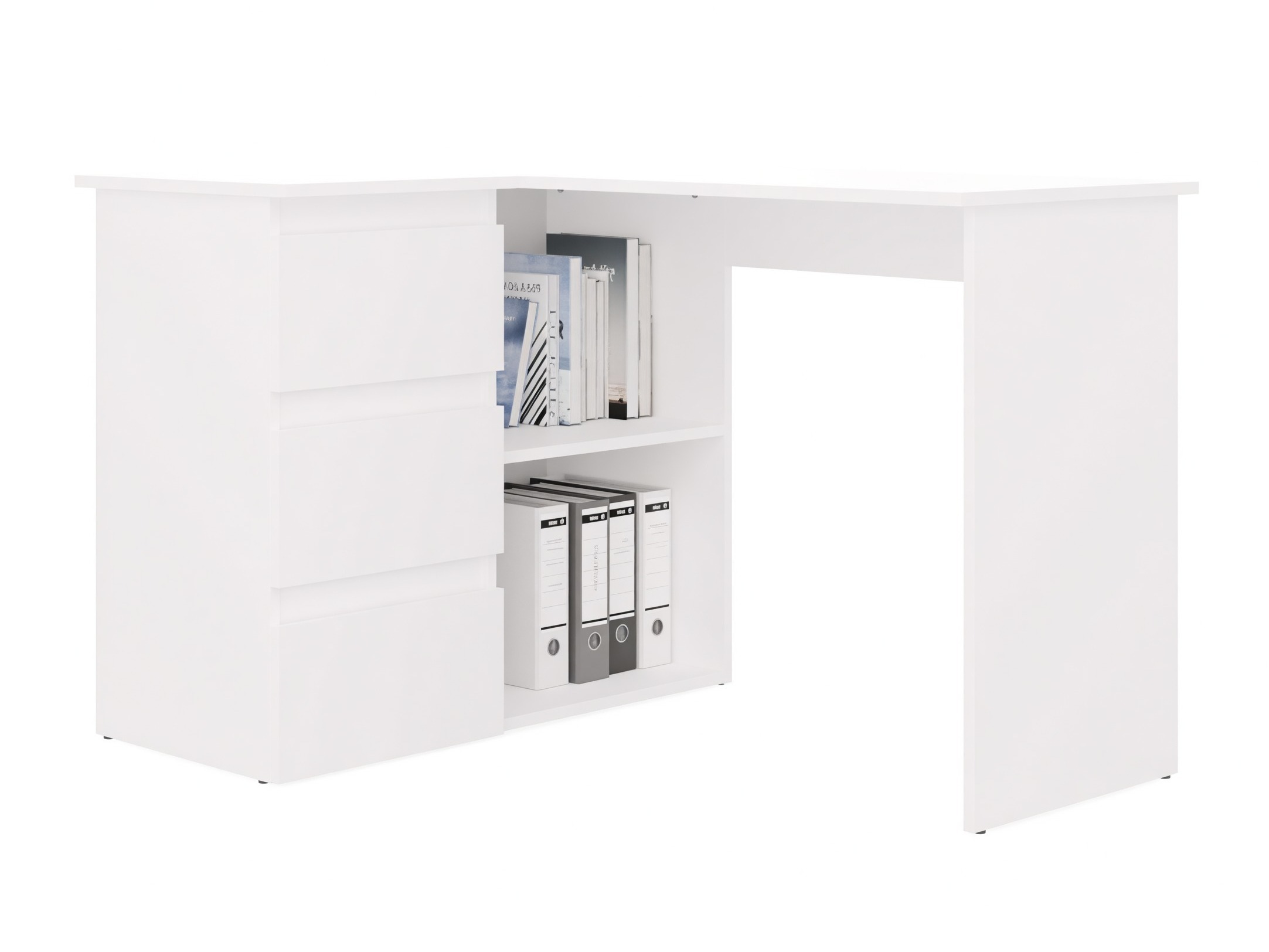Mesa de escritório para cantos Mandeville 365 (Branco)