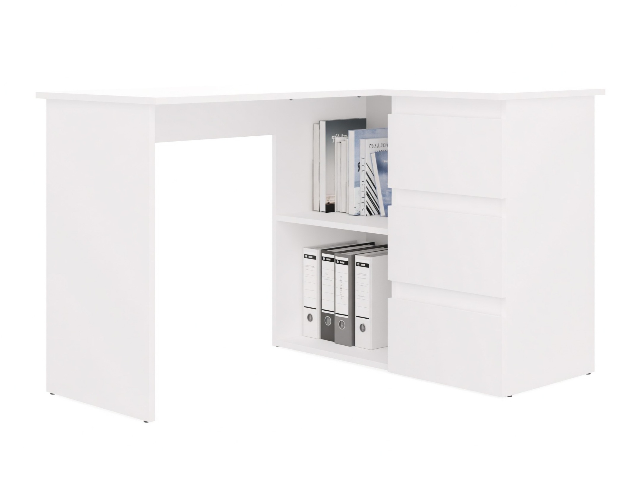 Mesa de escritório para cantos Mandeville 365 (Branco)