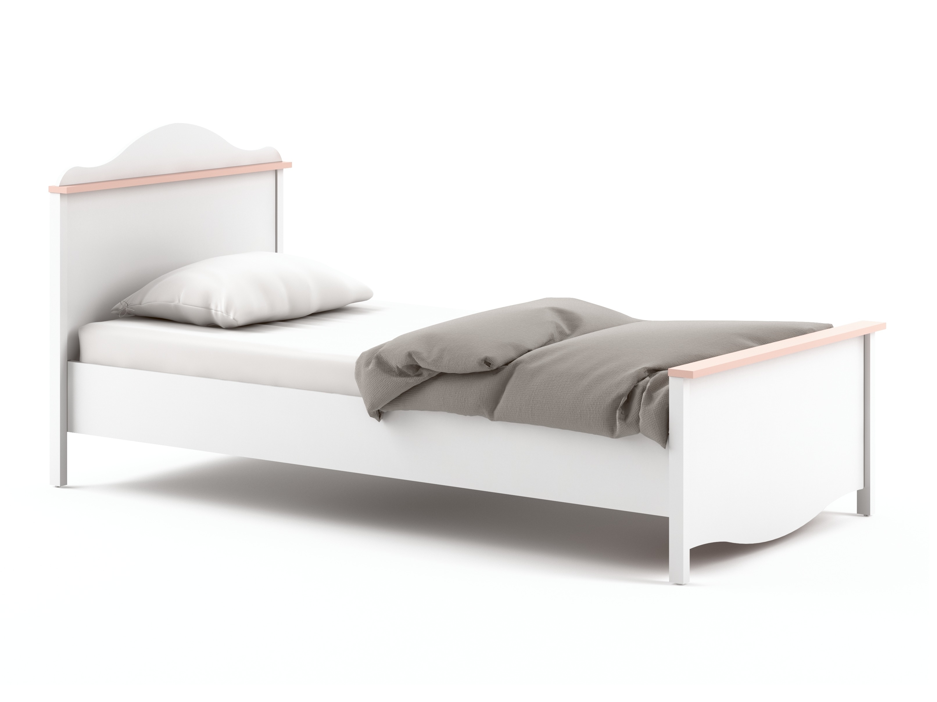 Cama Velferi 118 (Branco + Rosa)