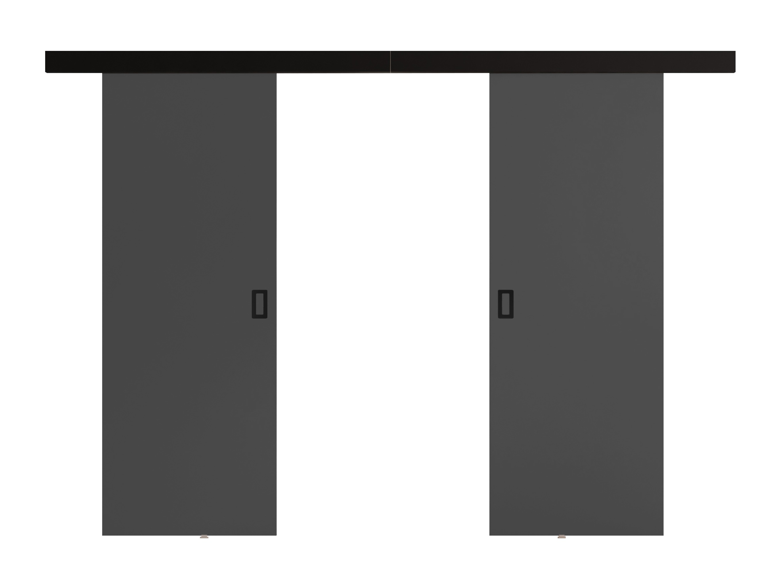 Porta de correr Dover 199 (Grafite)