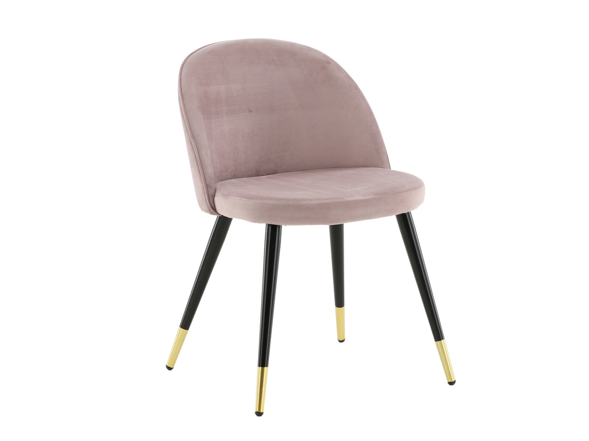 Cadeira Dallas 137 (Rosa Dusty + Preto)