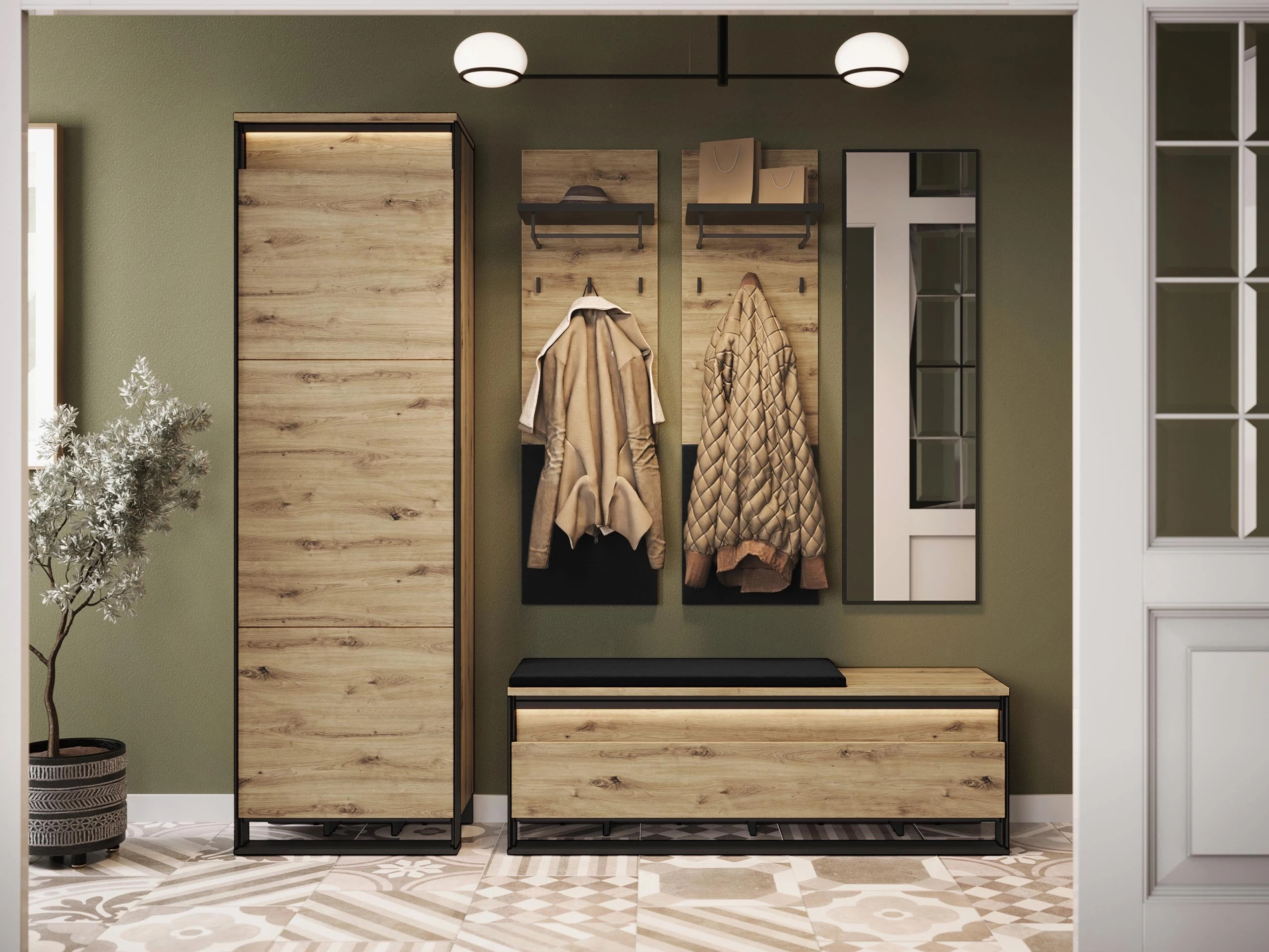 Conjunto para corredor Luliru 152