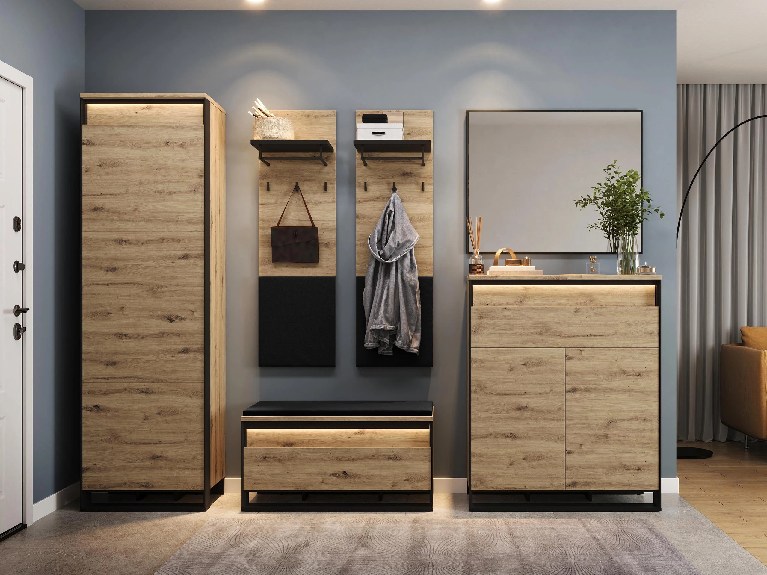 Conjunto para corredor Luliru 153