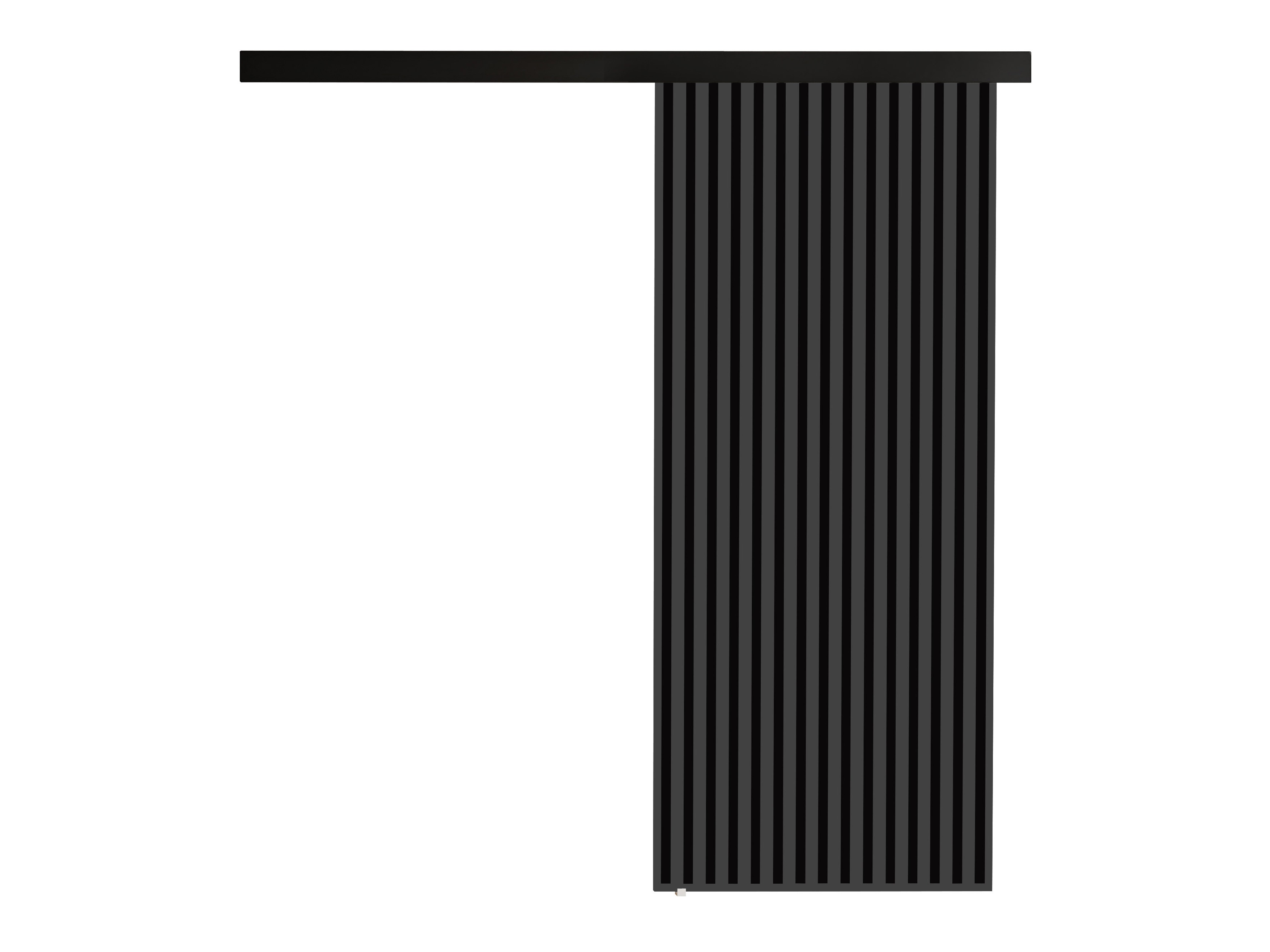 Porta de correr Dover 202 (Antracite + Preto)