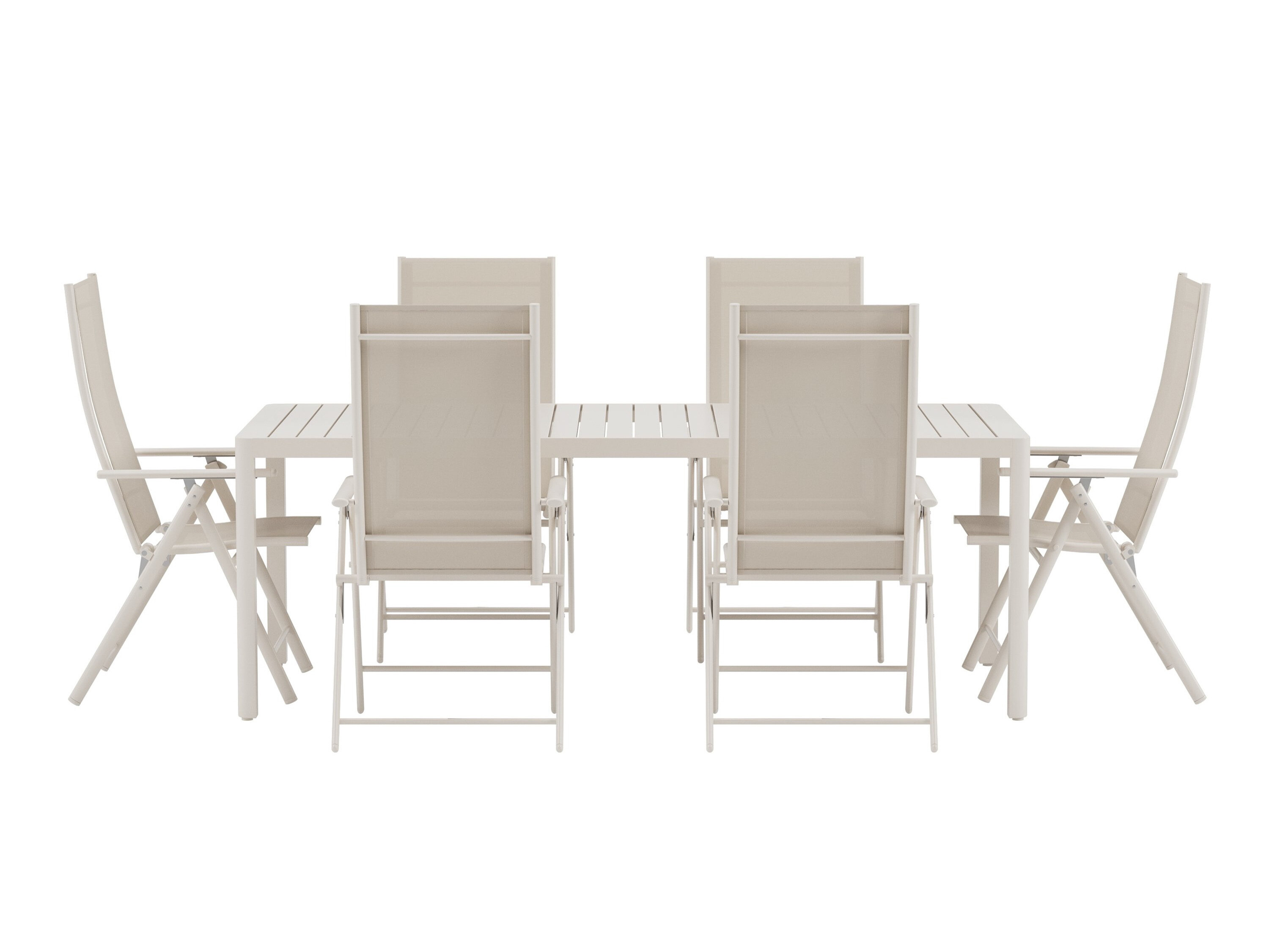 Conjunto de mesa e cadeiras Dallas 5256 (Bege)