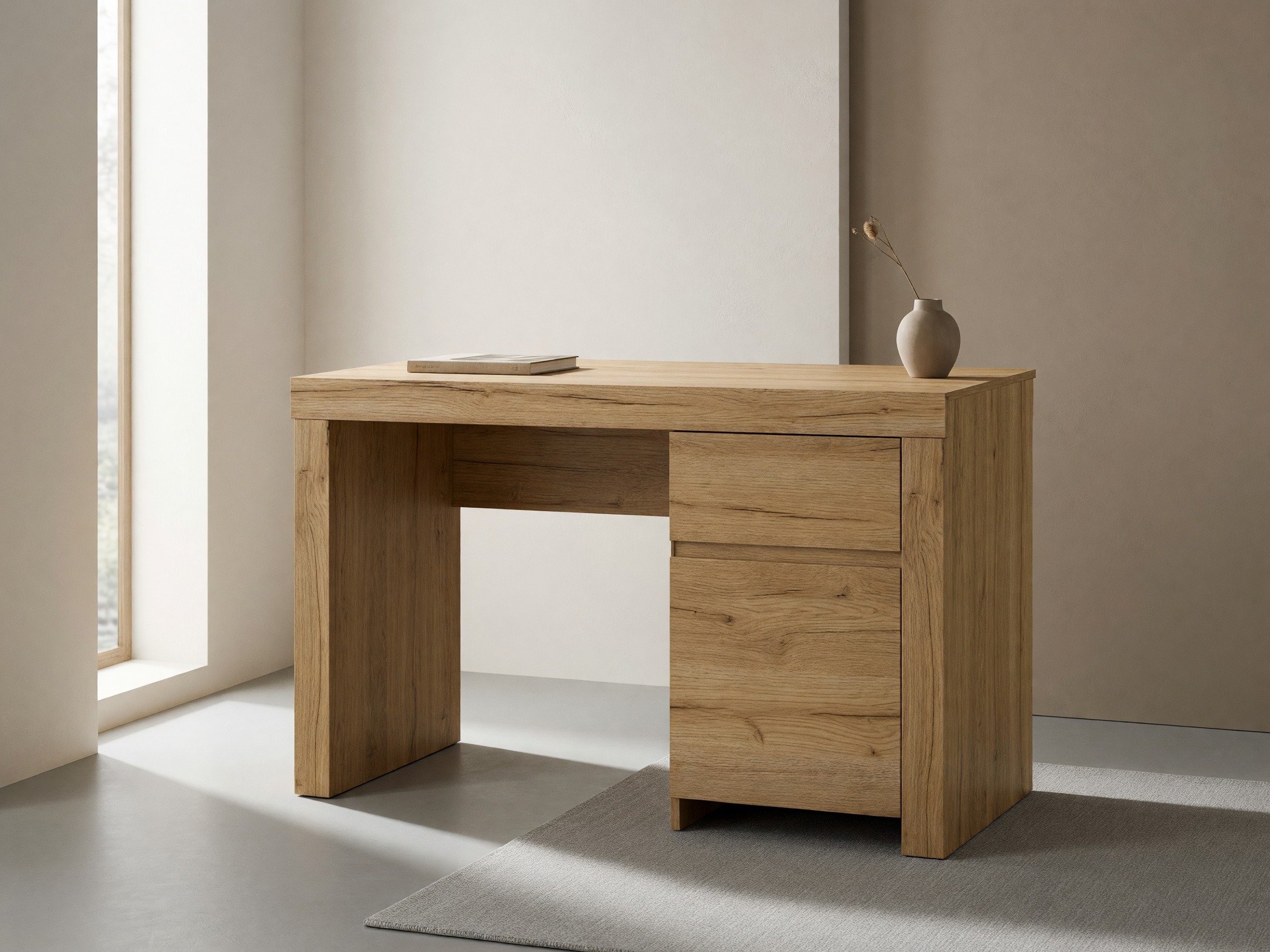 Mesa de escritório Sonsoru 130 (Carvalho)