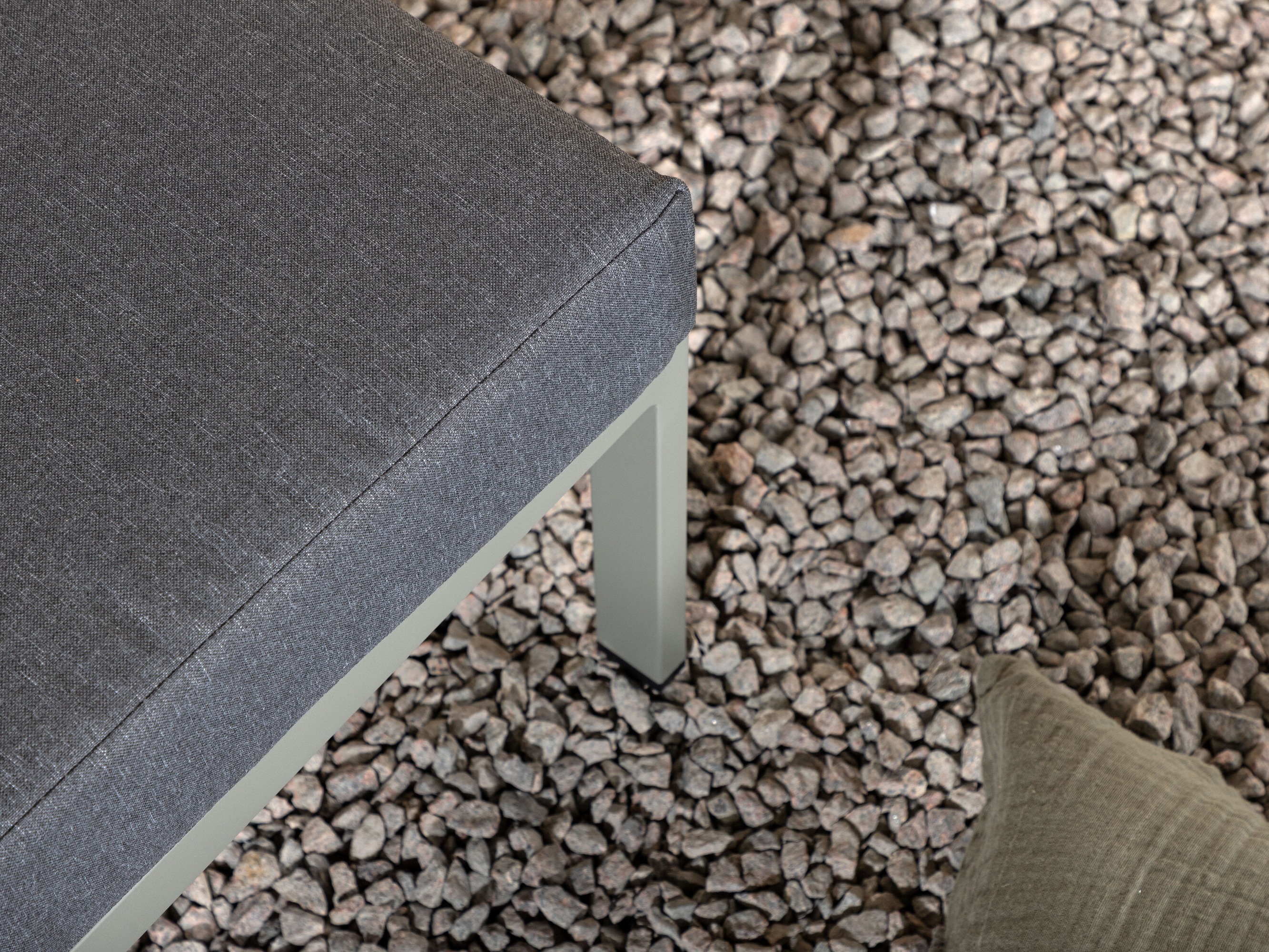 Poltrona para o exterior Camorlo 100 (Cinzento + Chaki)