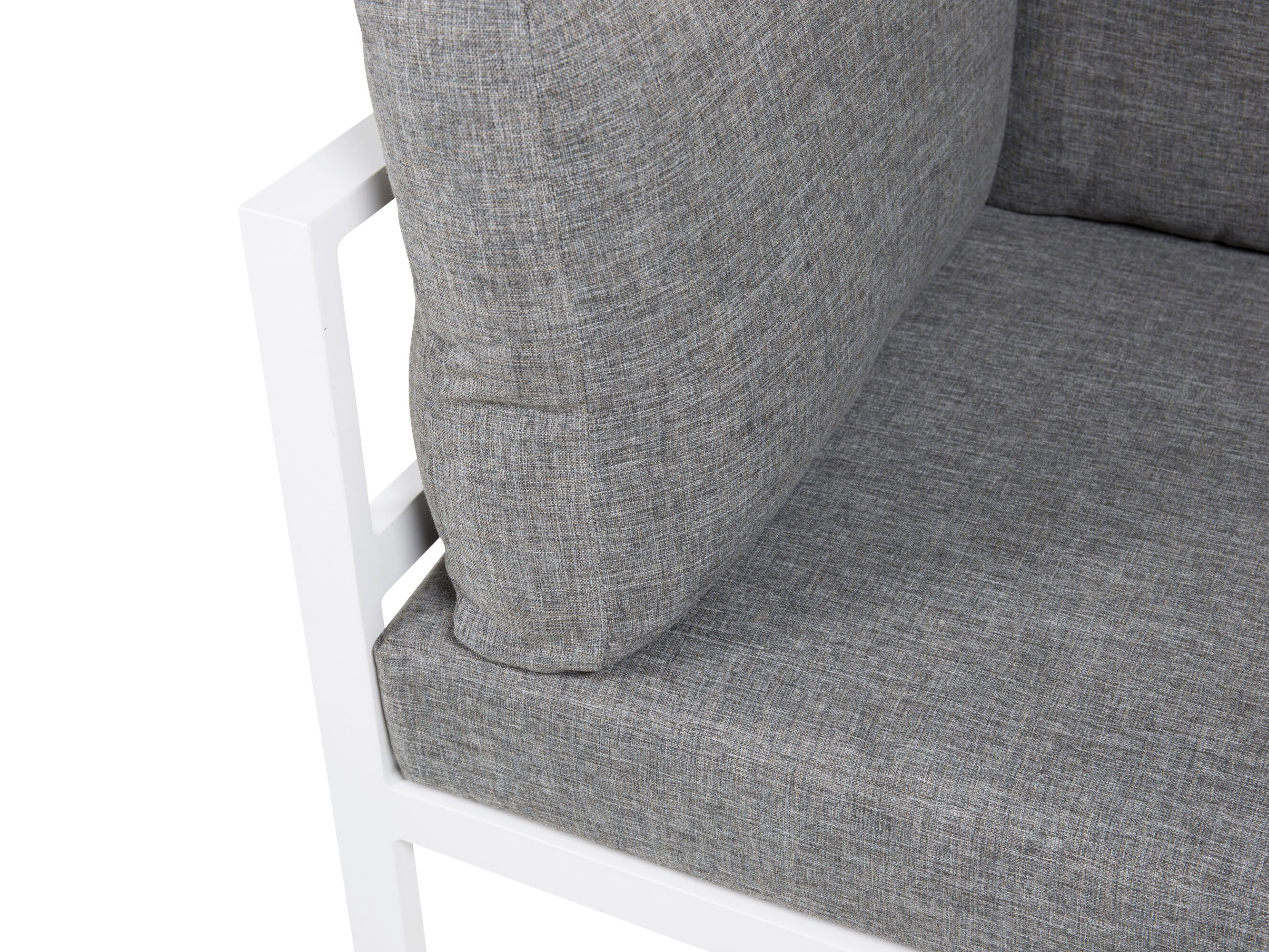 Poltrona para o exterior Camorlo 101 (Cinzento + Branco)