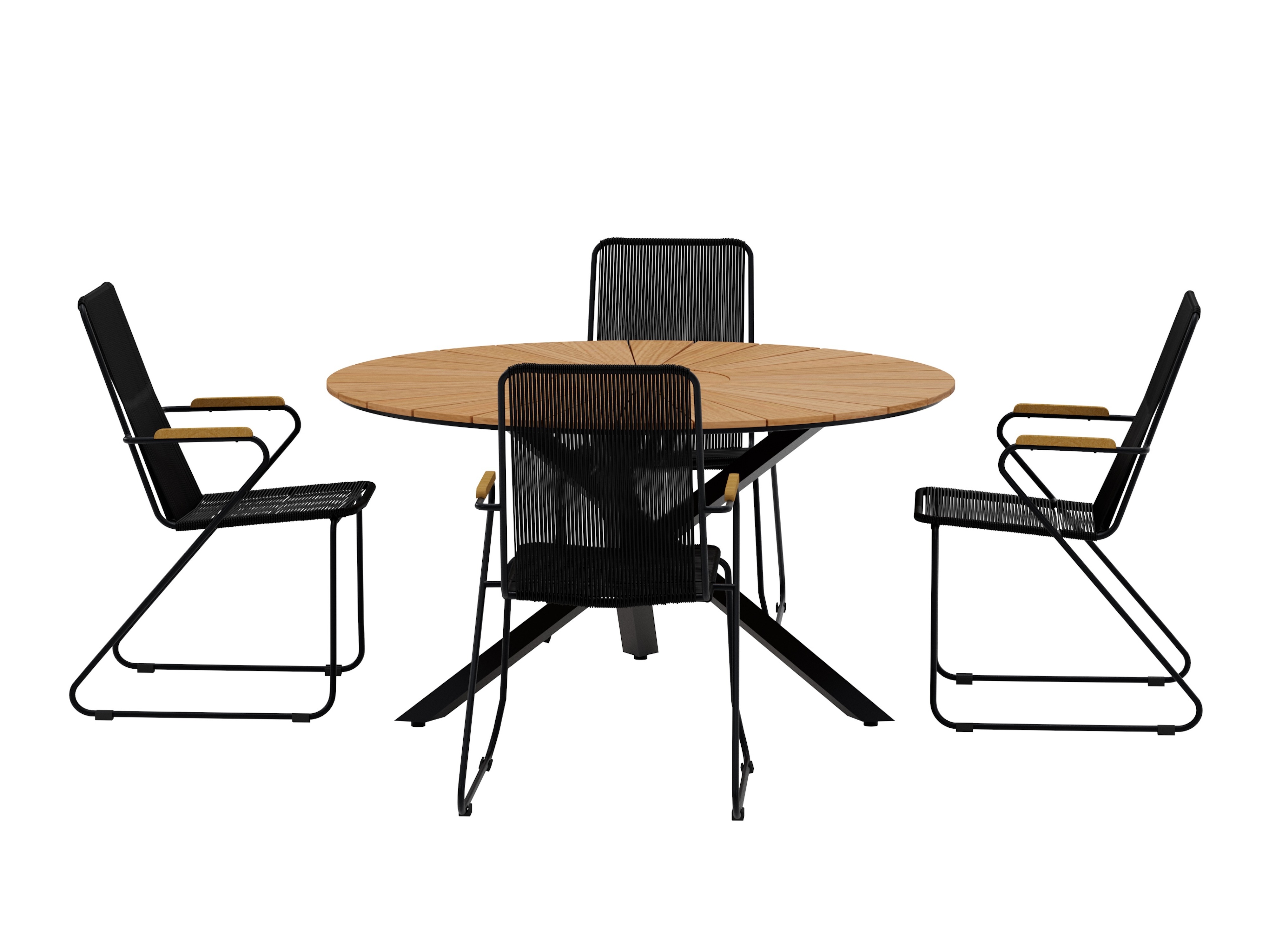 Conjunto de mesa e cadeiras Dallas 5272