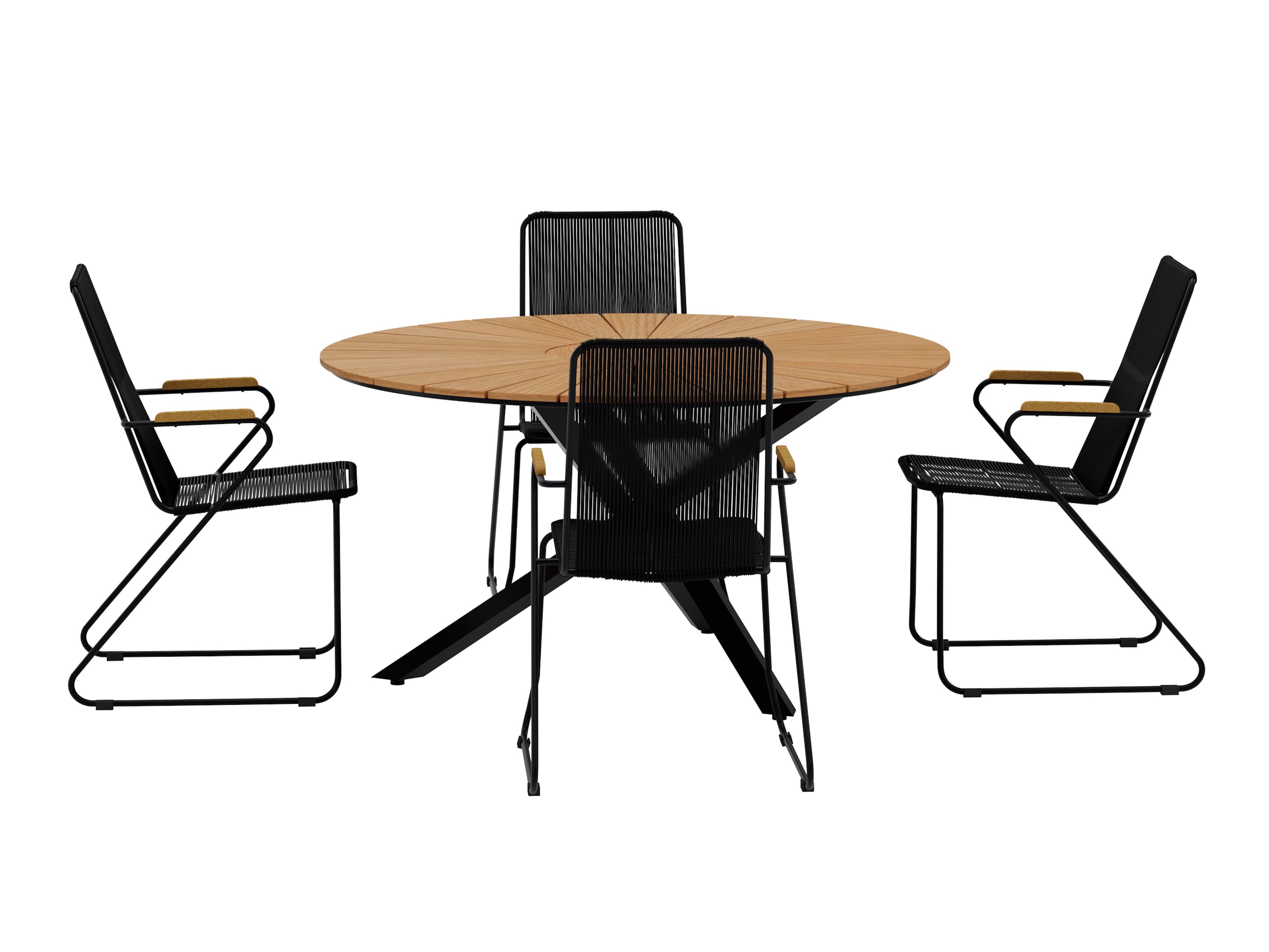 Conjunto de mesa e cadeiras Dallas 5272