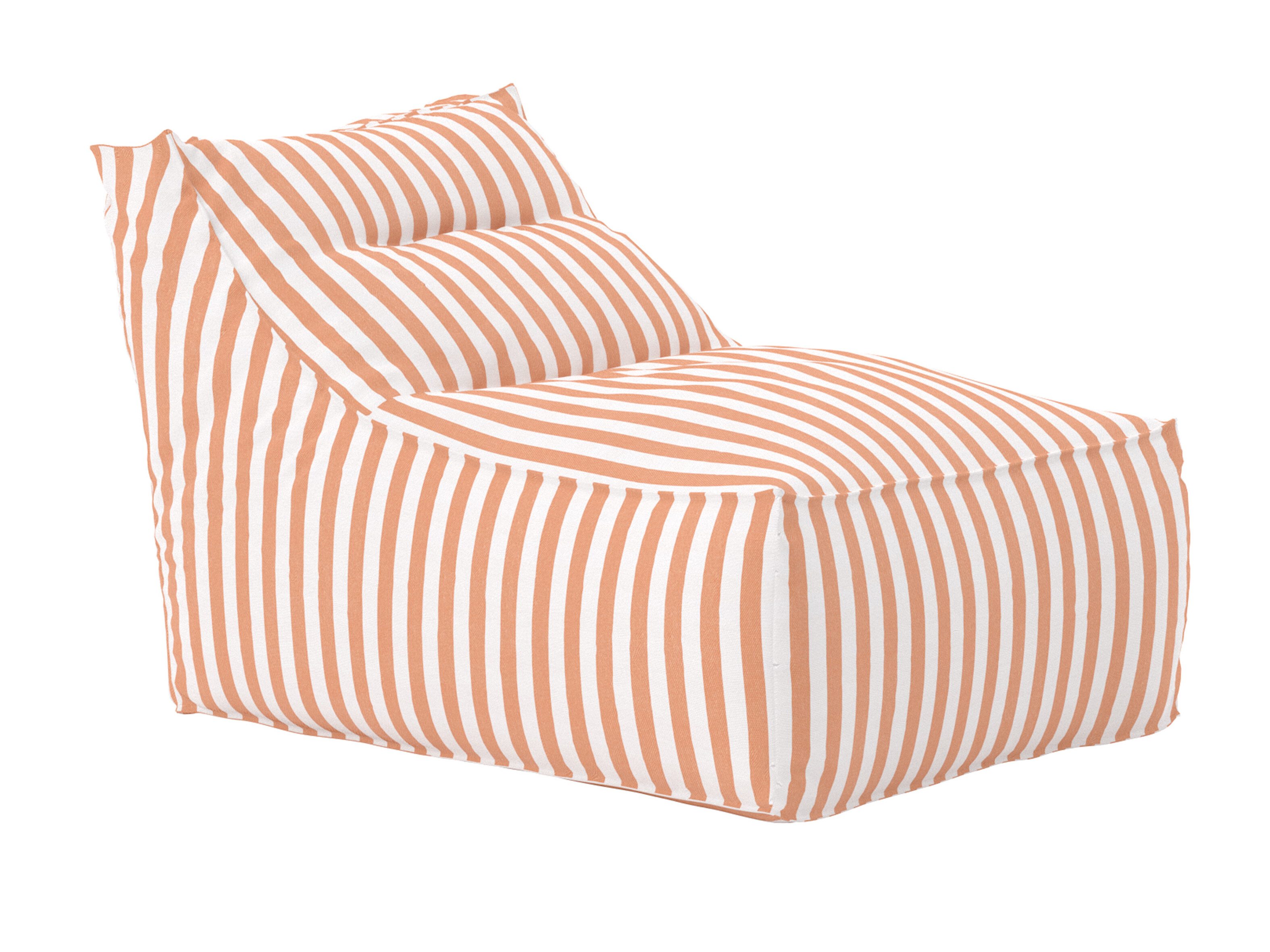 Pufe Dallas 5276 (Laranja + Branco)