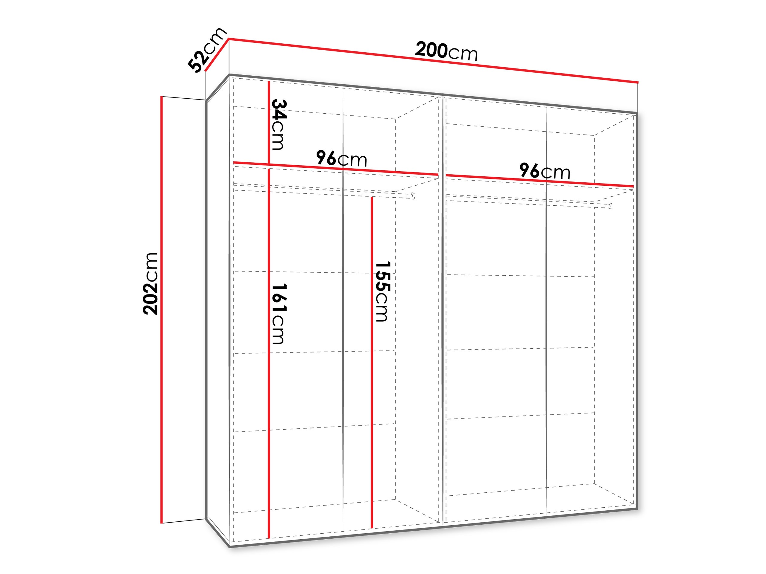 Roupeiro Hartford 601 (Branco)