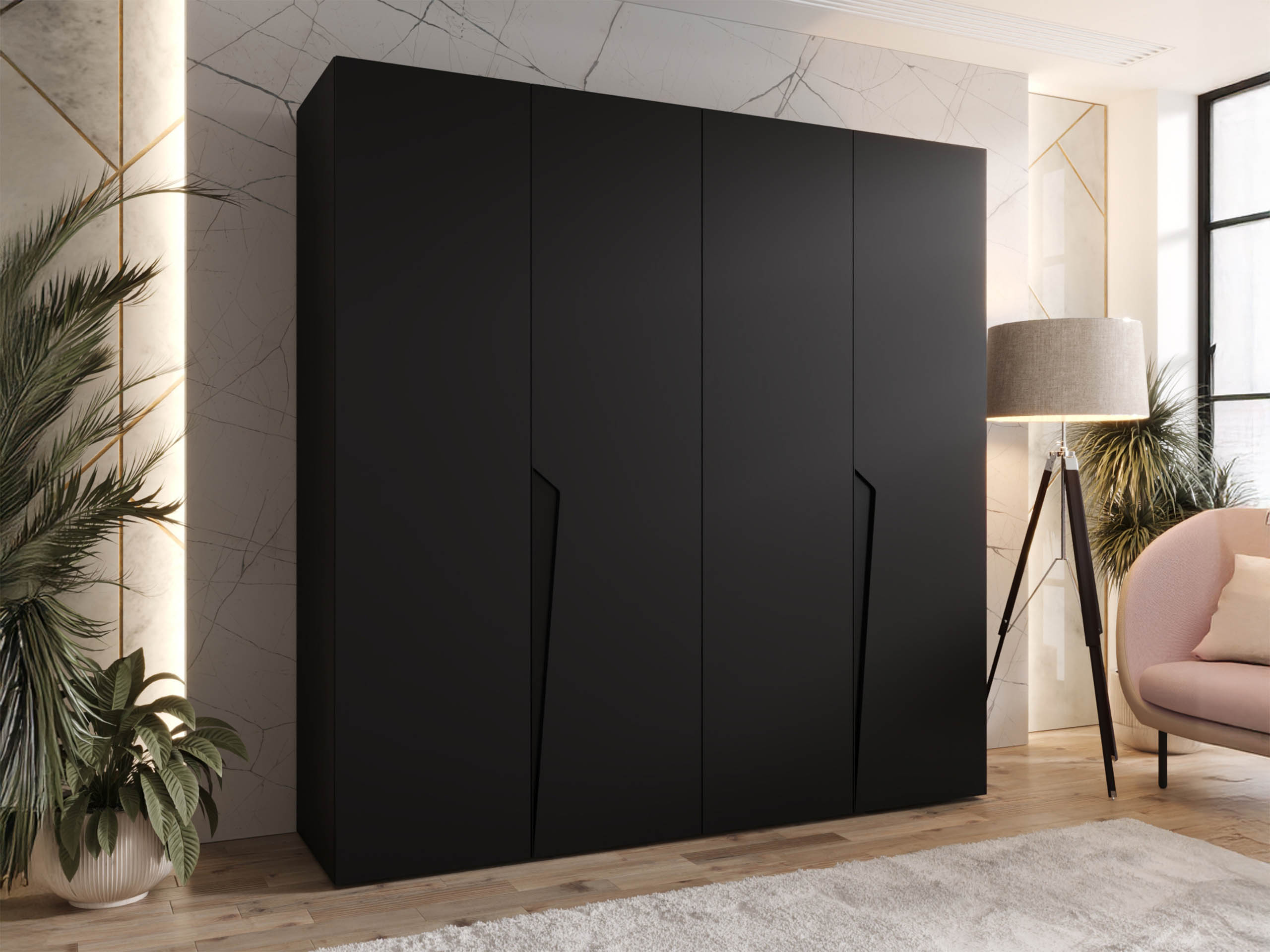 Roupeiro Hartford 605 (Preto)