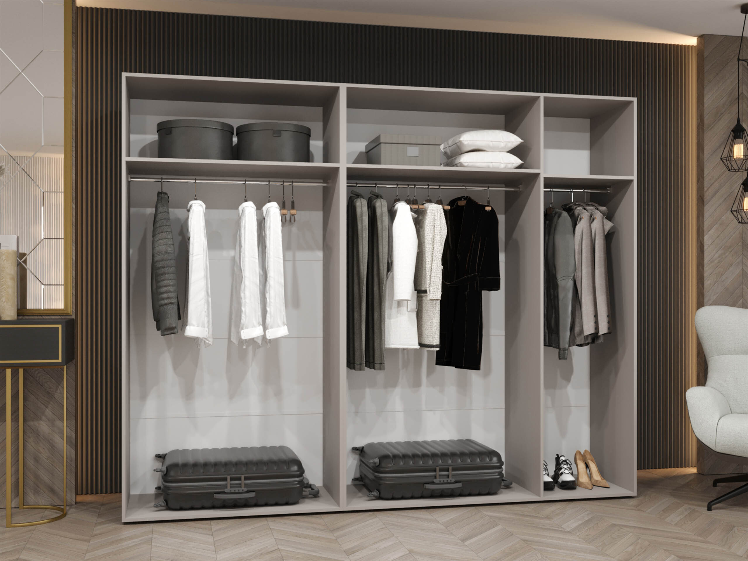 Roupeiro Hartford 606 (Preto)