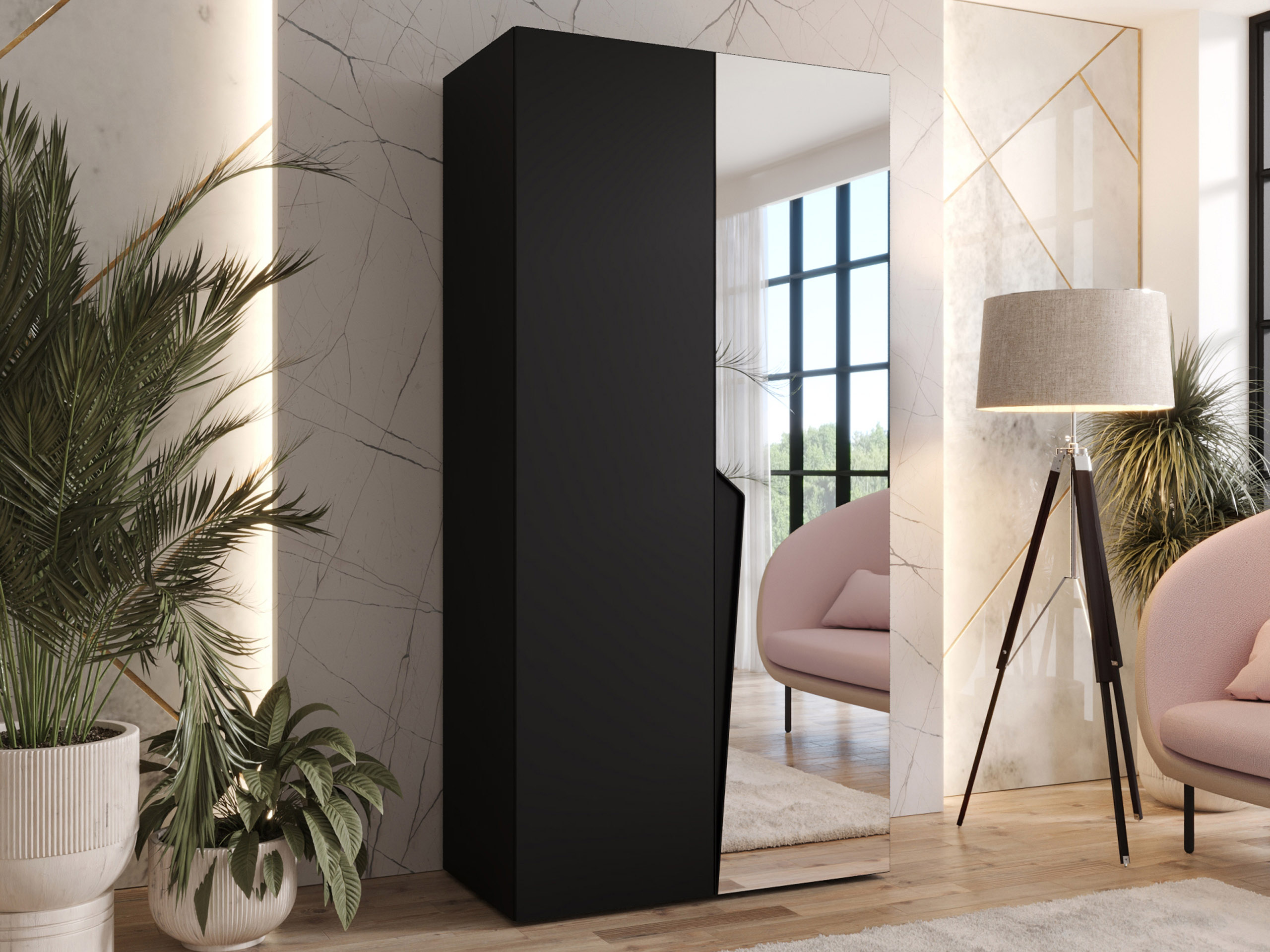 Roupeiro Hartford 608 (Preto)