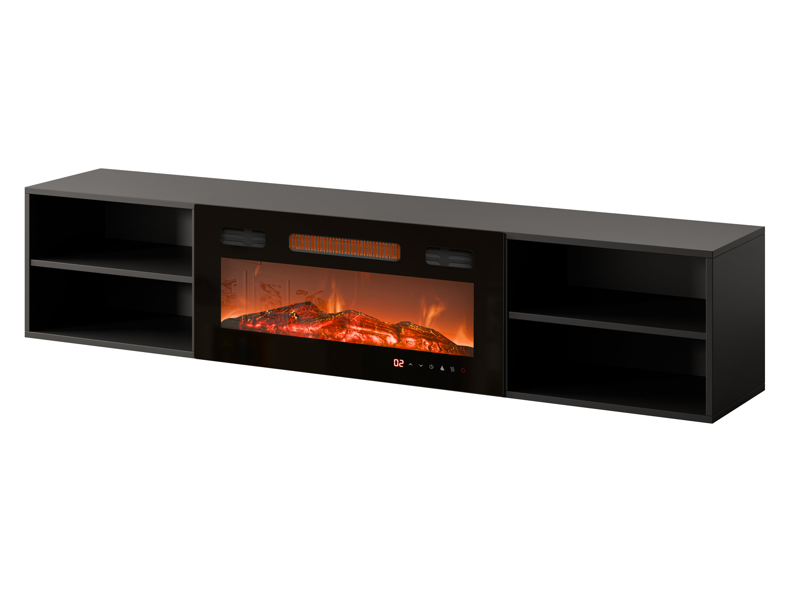 Móvel de TV Charlotte 190 (Preto)