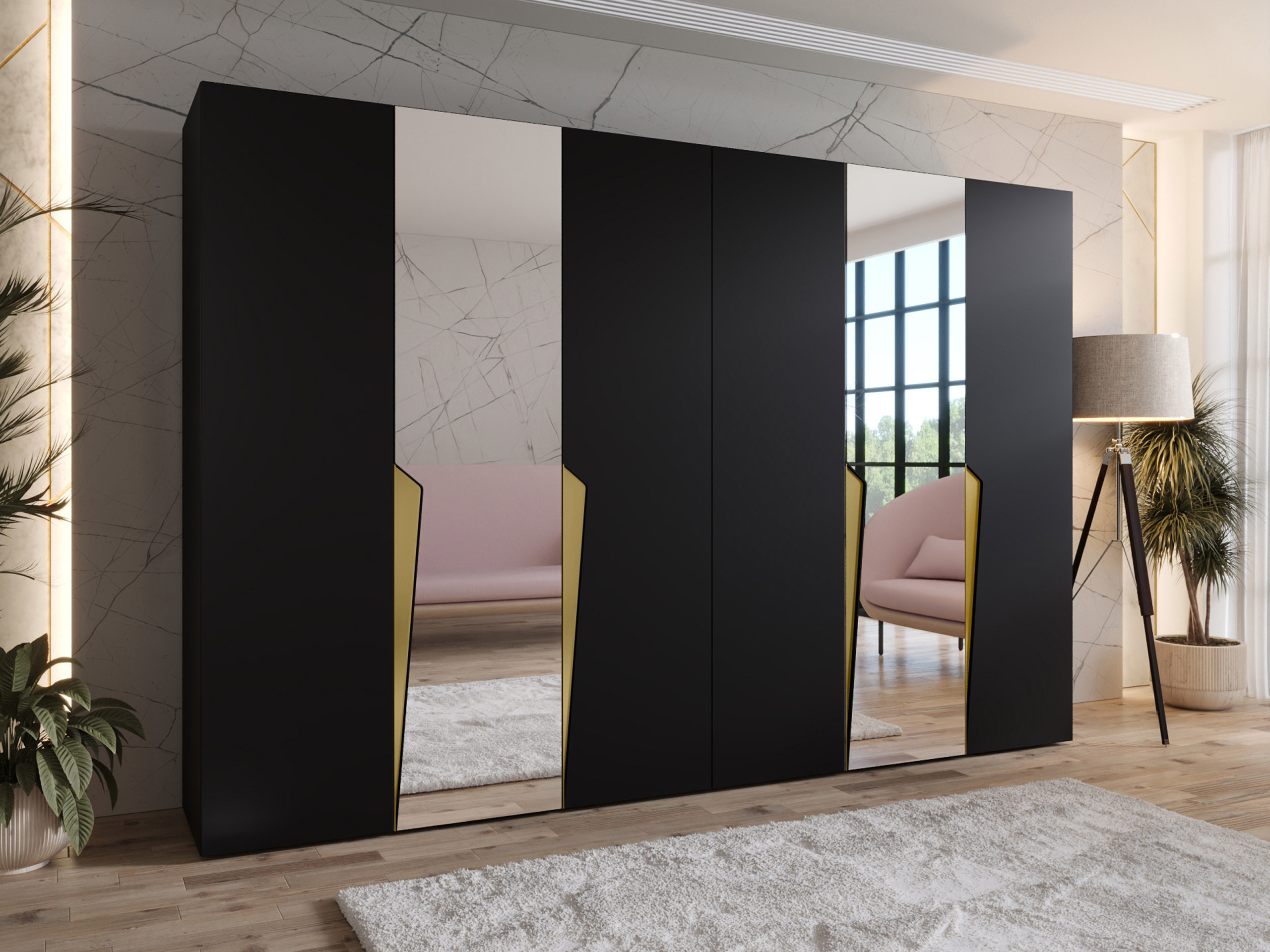 Roupeiro Hartford 612 (Preto)