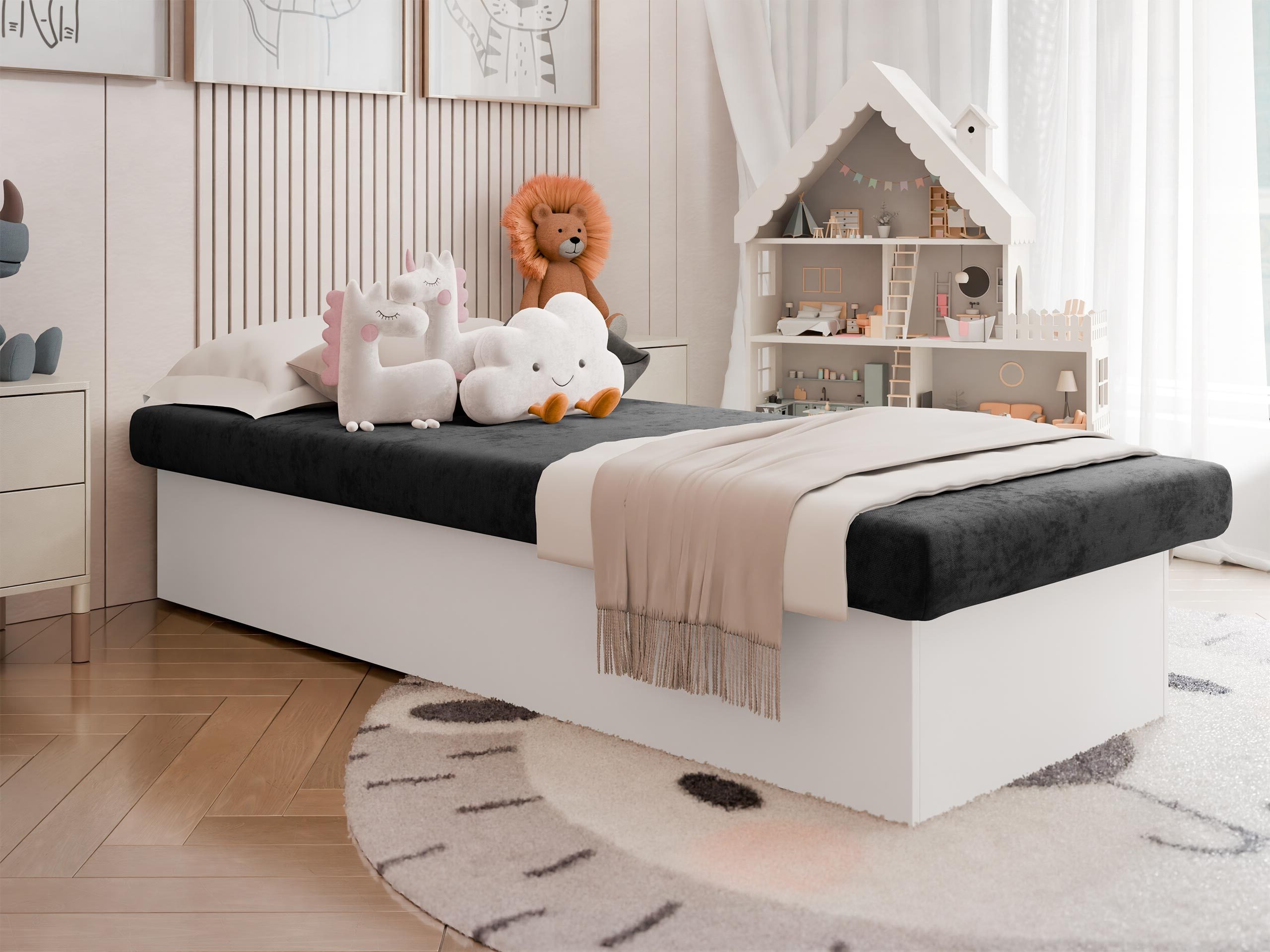 Cama Dover 100 (Branco)
