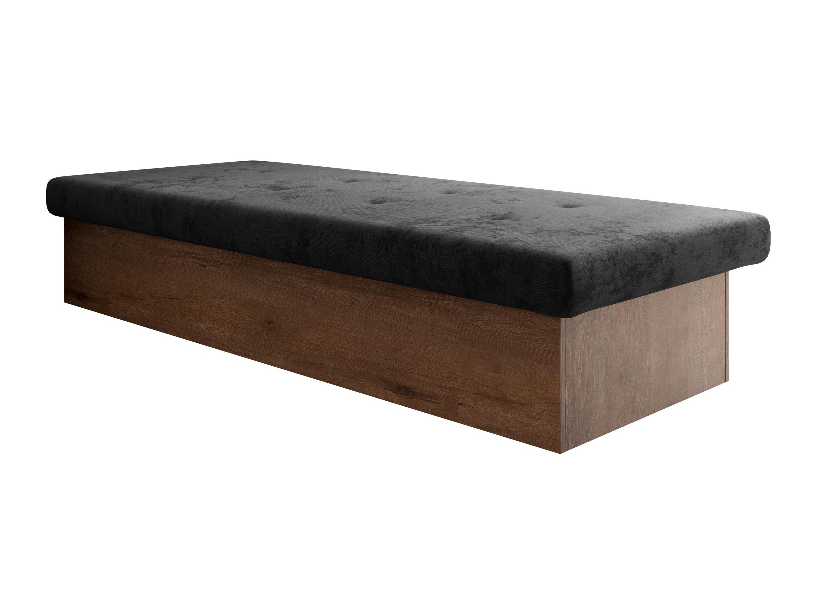Cama Dover 100 (Madeira de freixo escura)