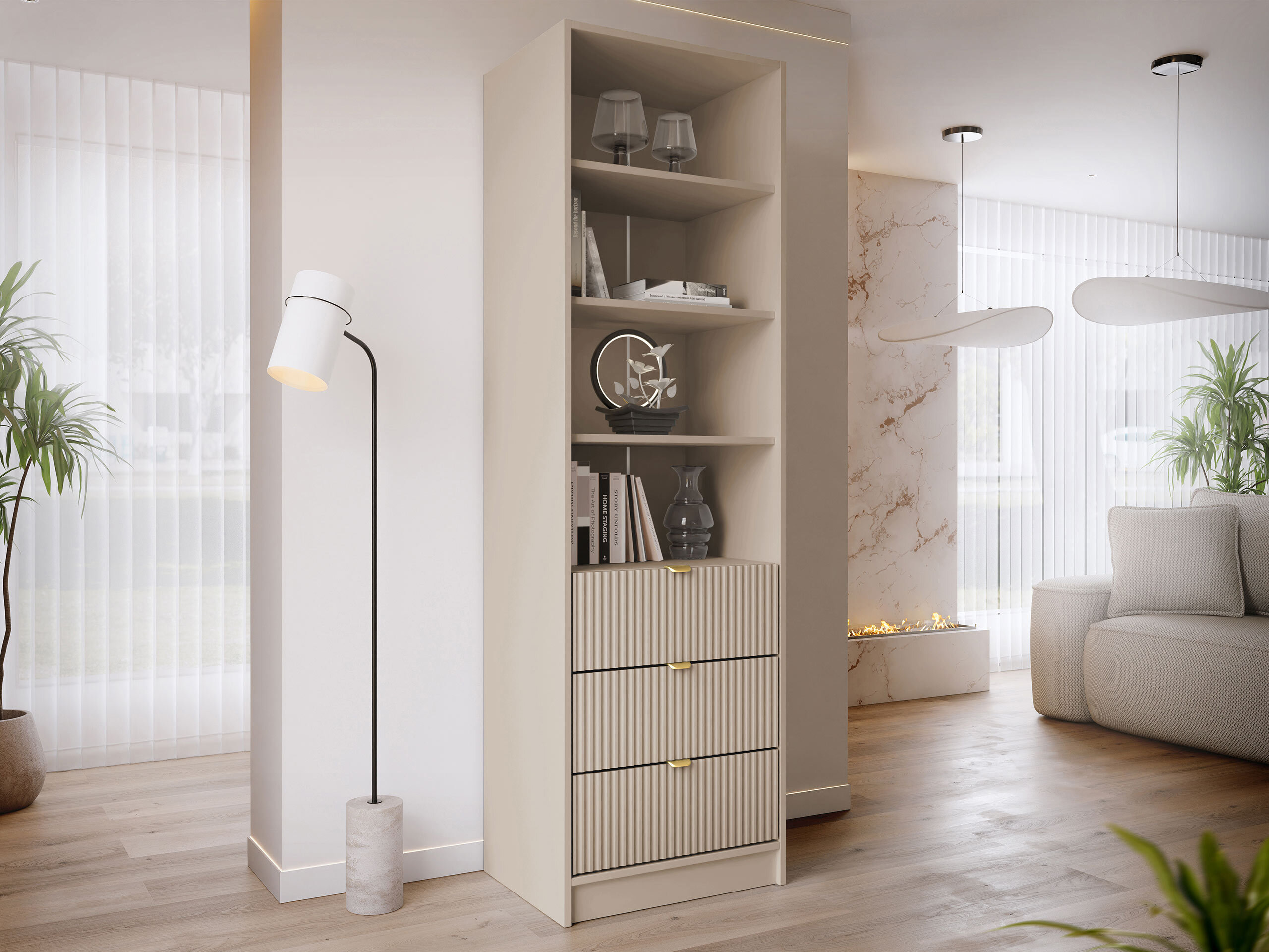 Estante Comfivo Papilio (Bege)