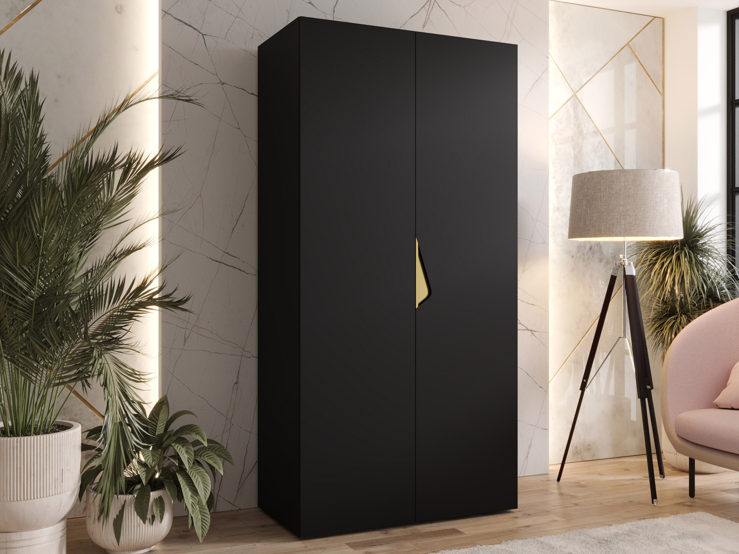 Roupeiro Hartford 618 (Preto)
