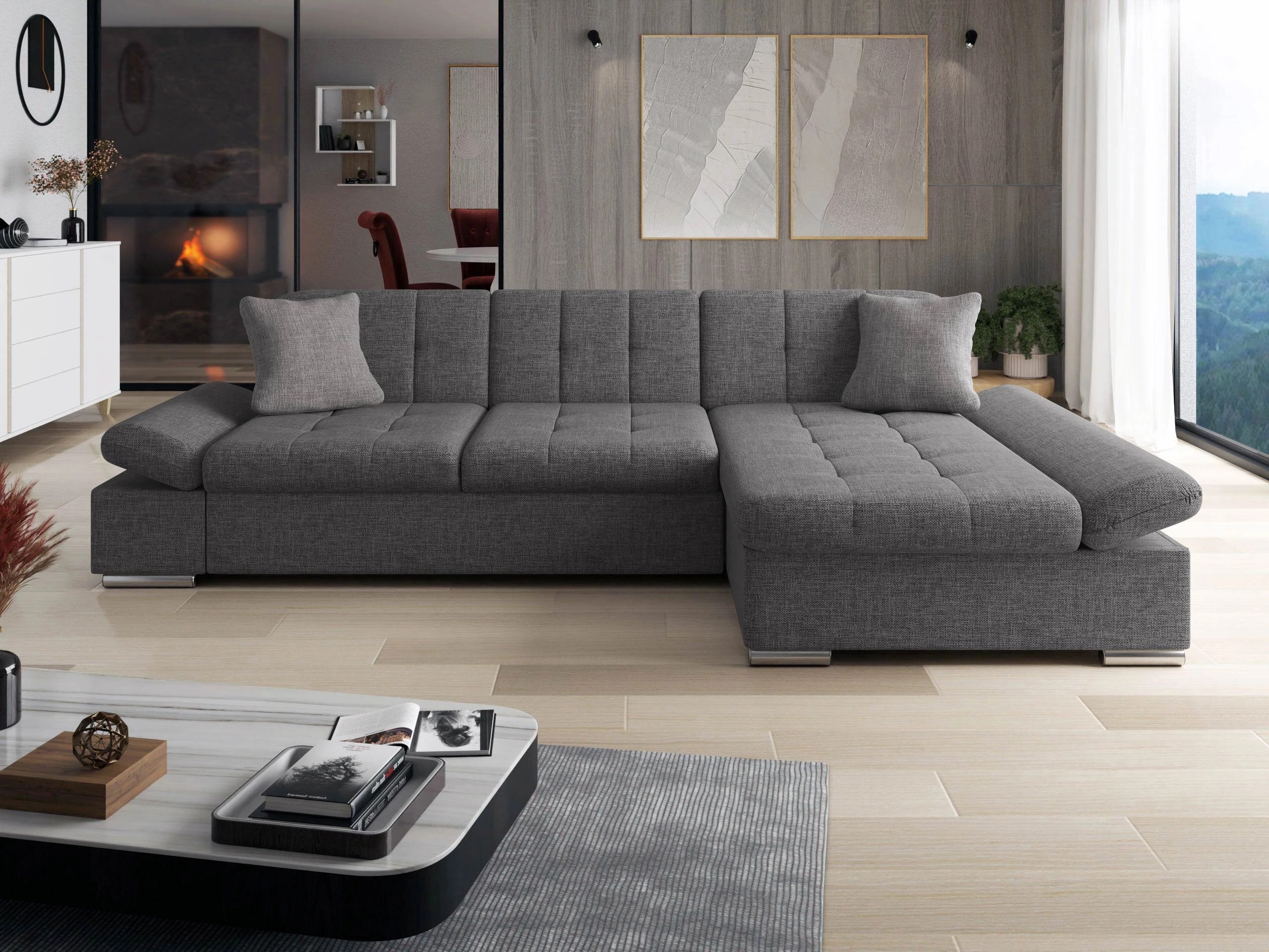 Sofá de canto Comfivo Serenitas (Lux 06 + Lux 05)