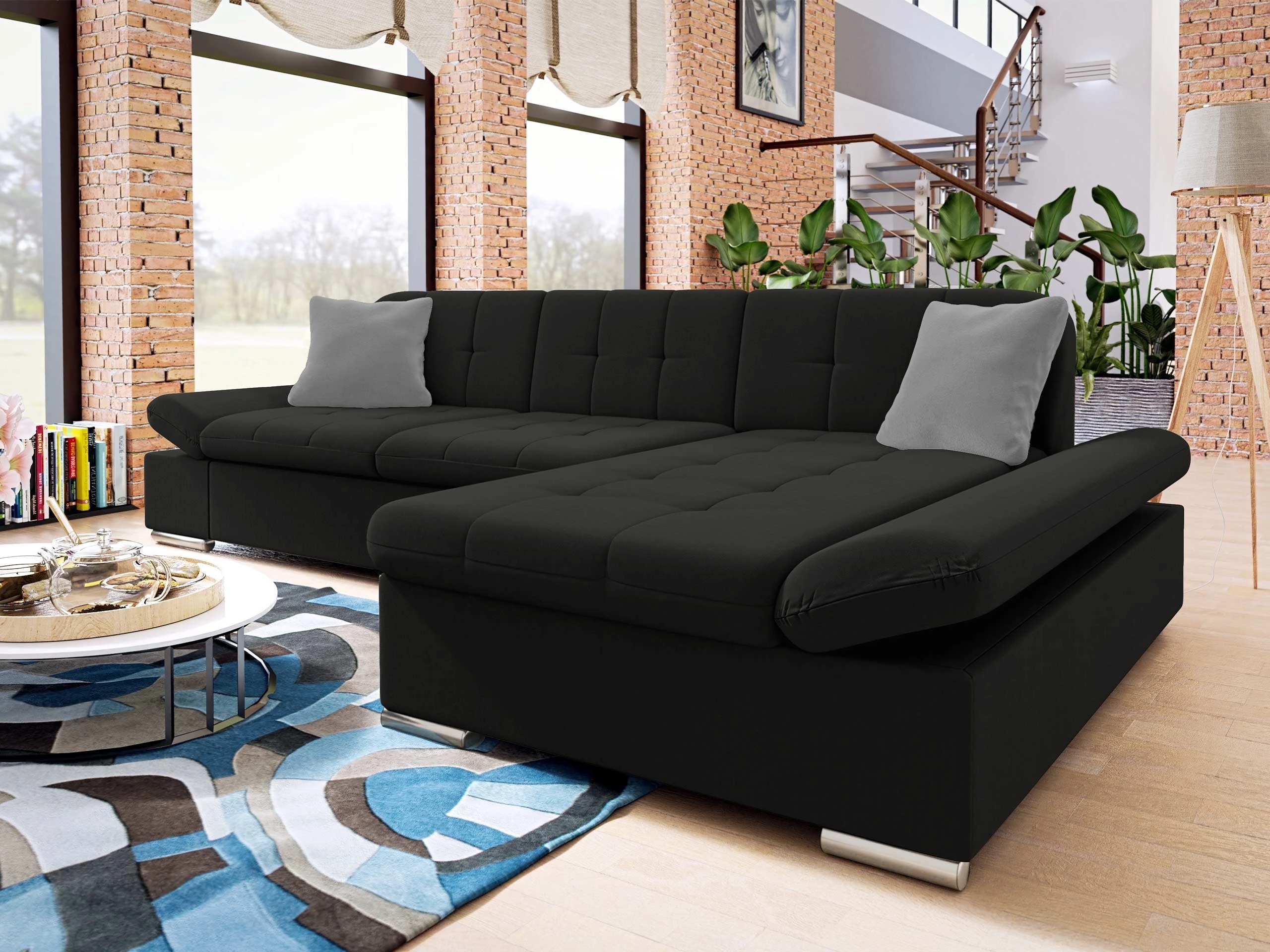 Sofá de canto Comfivo Serenitas (Uttario Velvet 2980 + Uttario Velvet 2972)