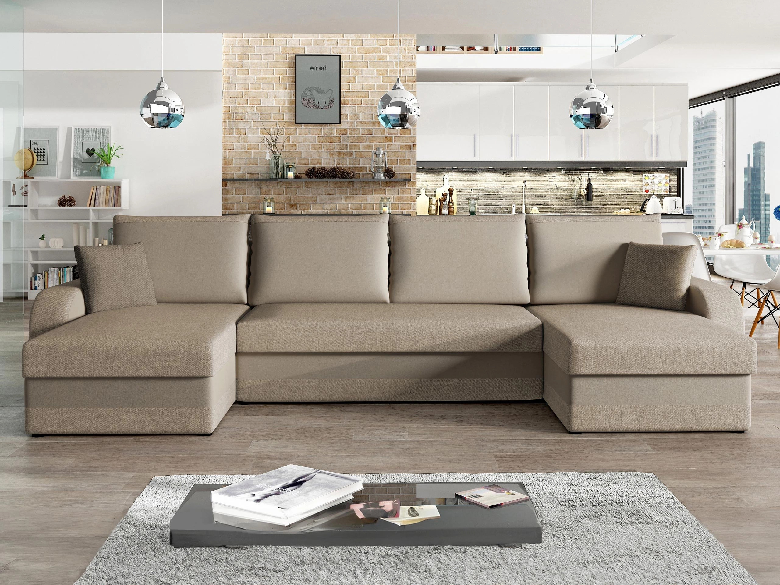 Sofá de canto Comfivo Melissa III (Tatum 272 + Uttario Velvet 2979)