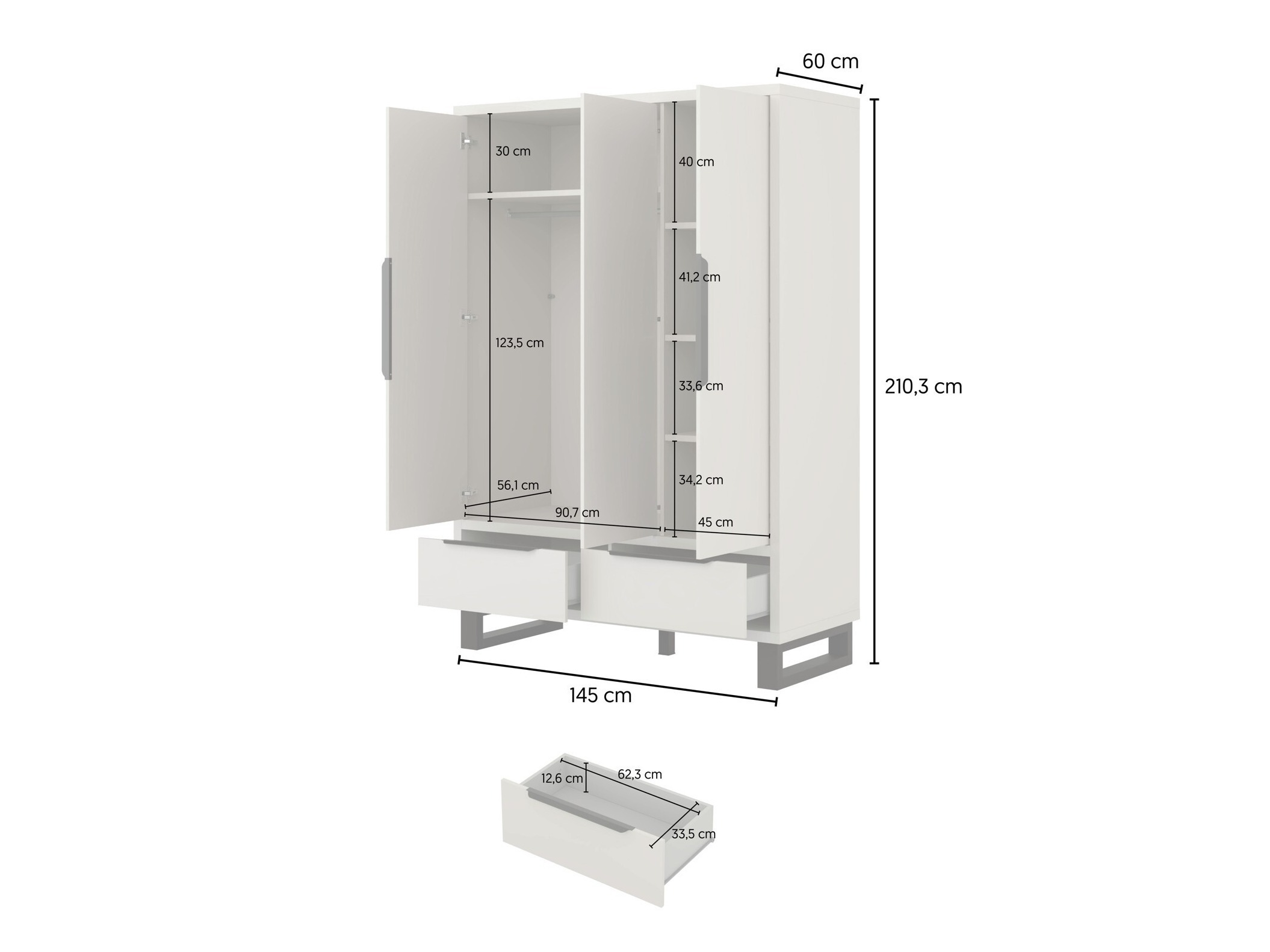 Conjunto para quarto Avicavu 119
