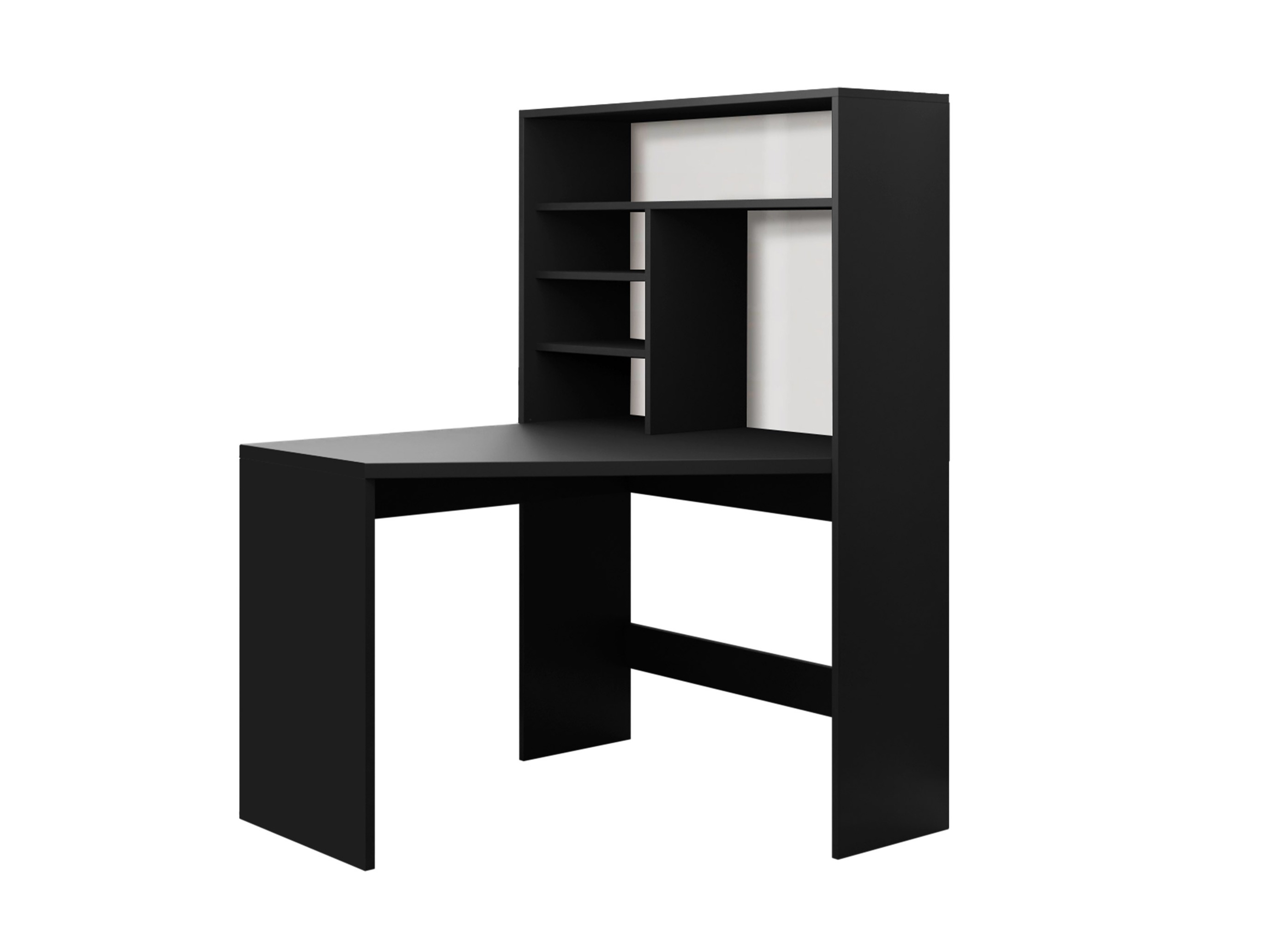 Mesa de escritório para cantos Claral (Preto)