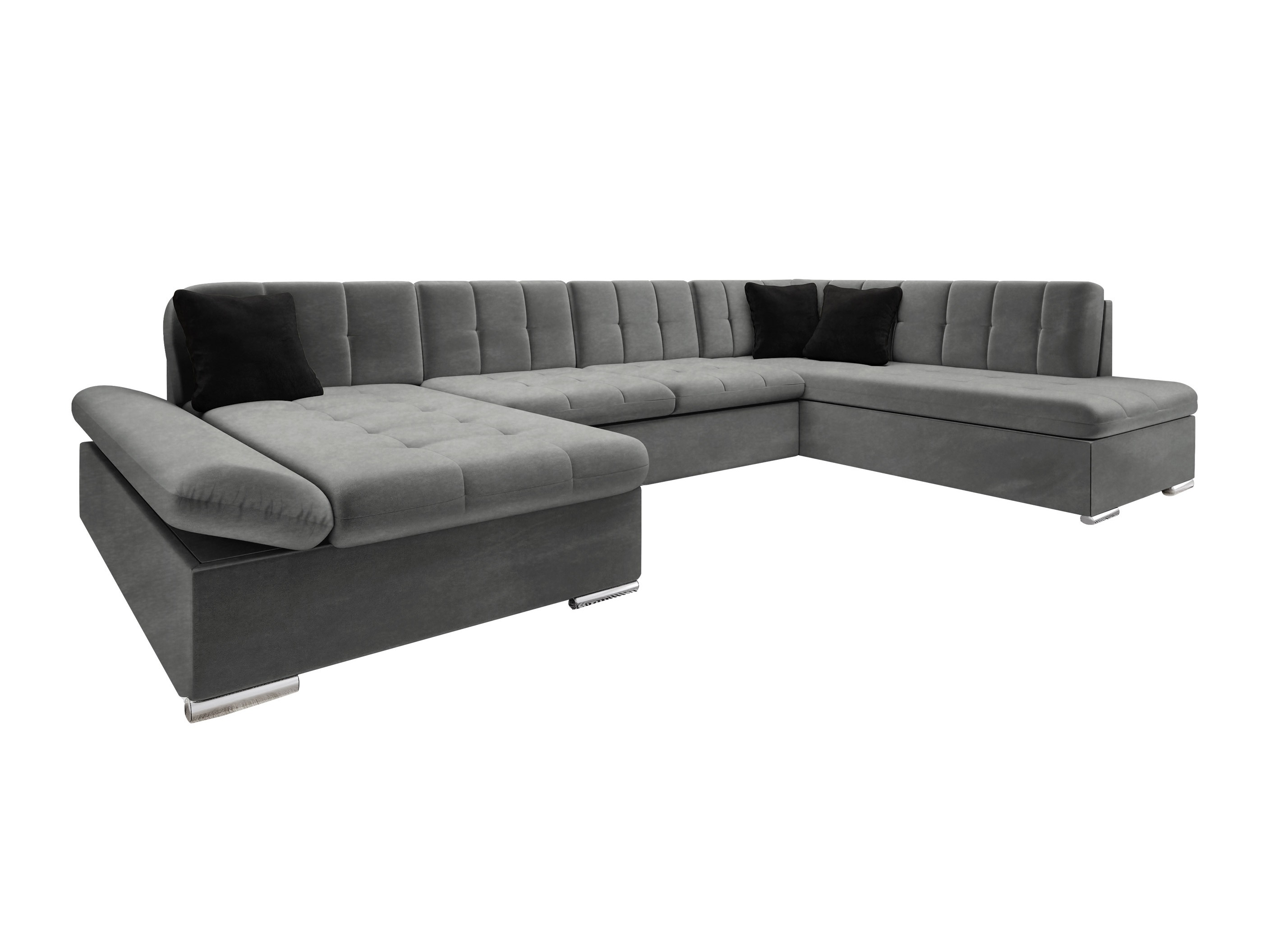 Sofá de canto Comfivo Tilia I (Magic Velvet 2217 + Magic Velvet 2219)