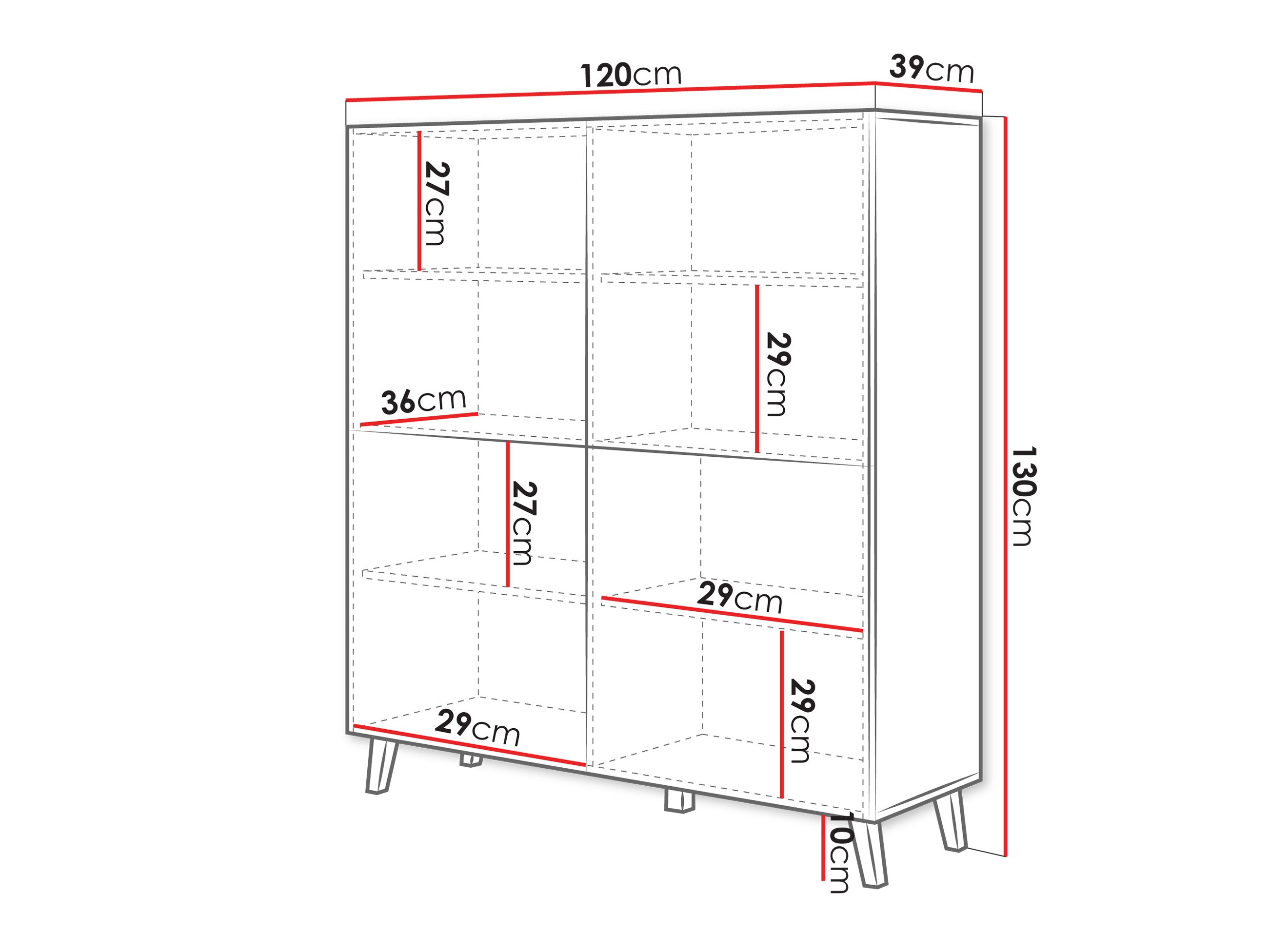 Aparador Levtive 100 (Branco)