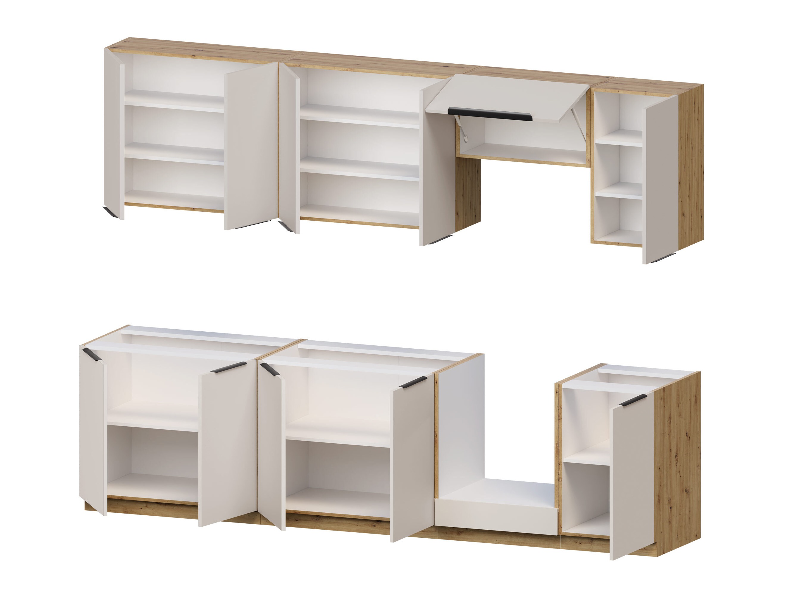 Conjunto de cozinha modular Sole 158