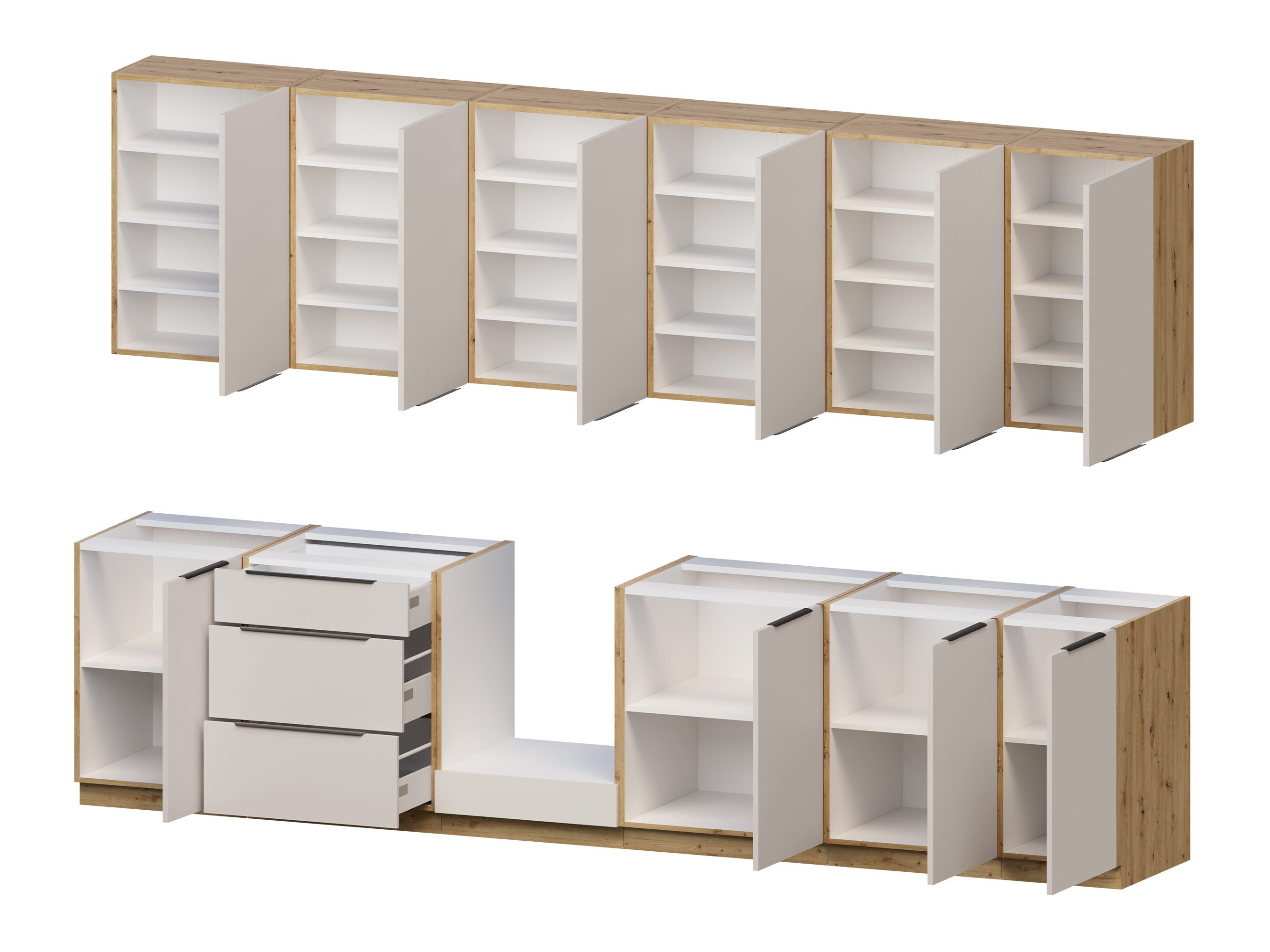 Conjunto de cozinha modular Sole 159