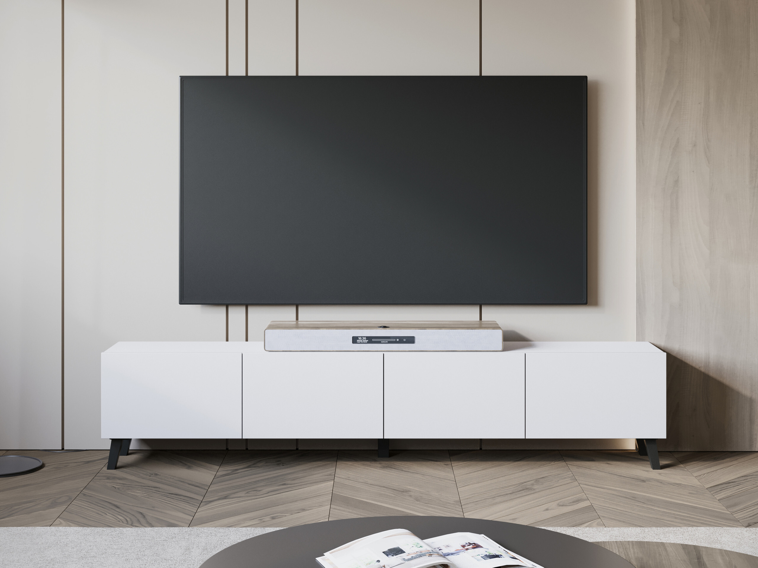 Móvel de TV Levtive 101 (Branco)