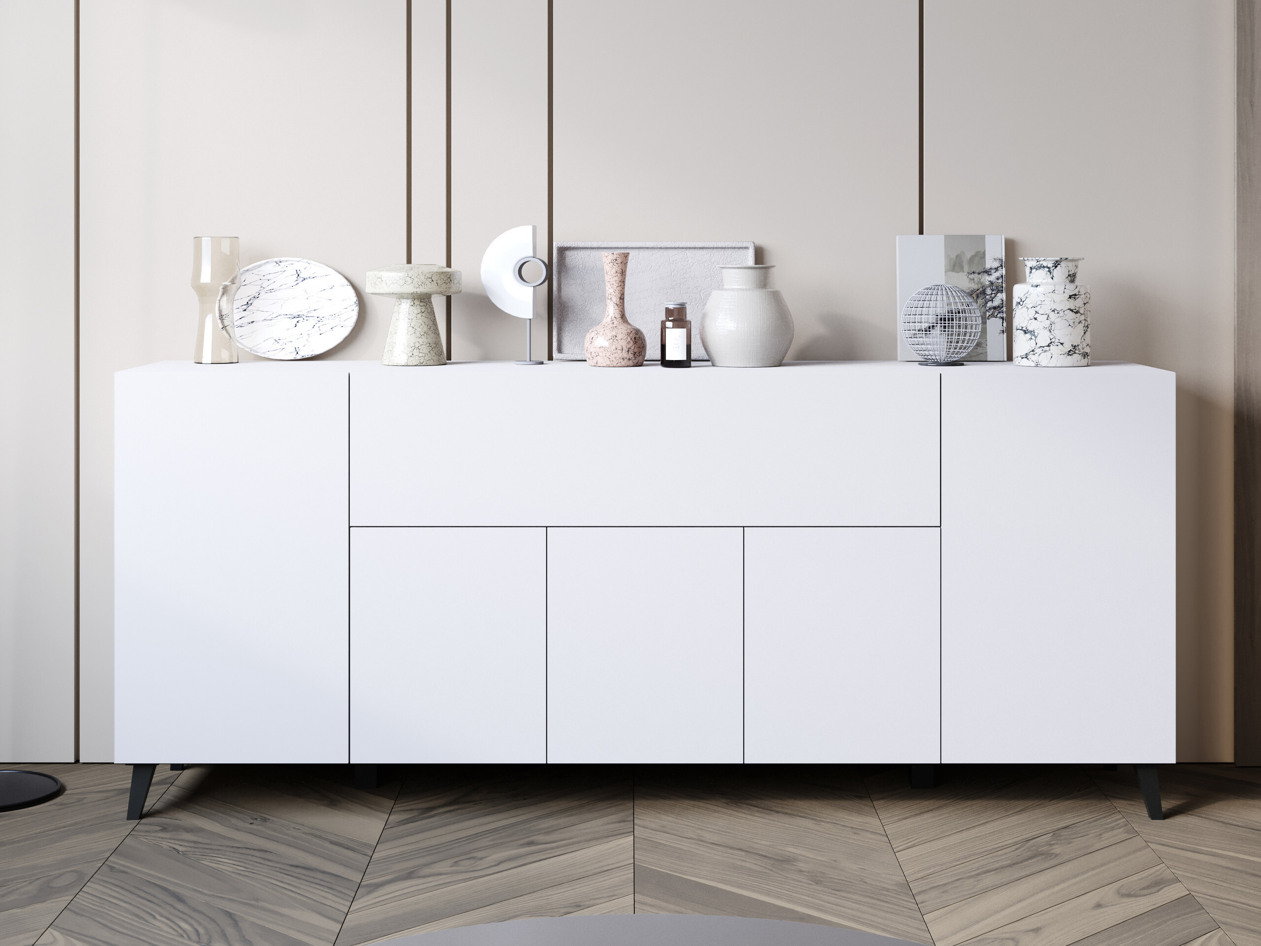 Aparador Levtive 103 (Branco)