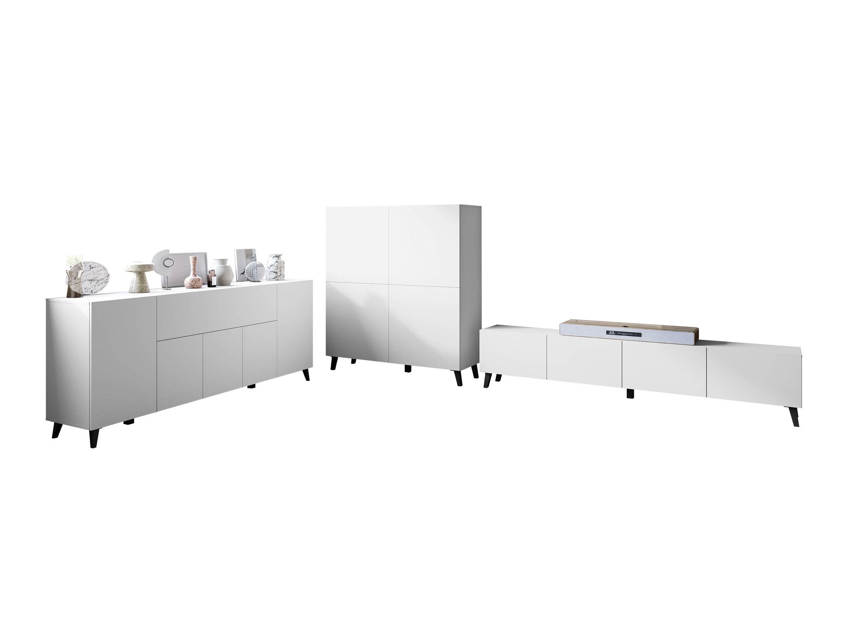 Conjunto para sala de estar Levtive 104 (Branco)