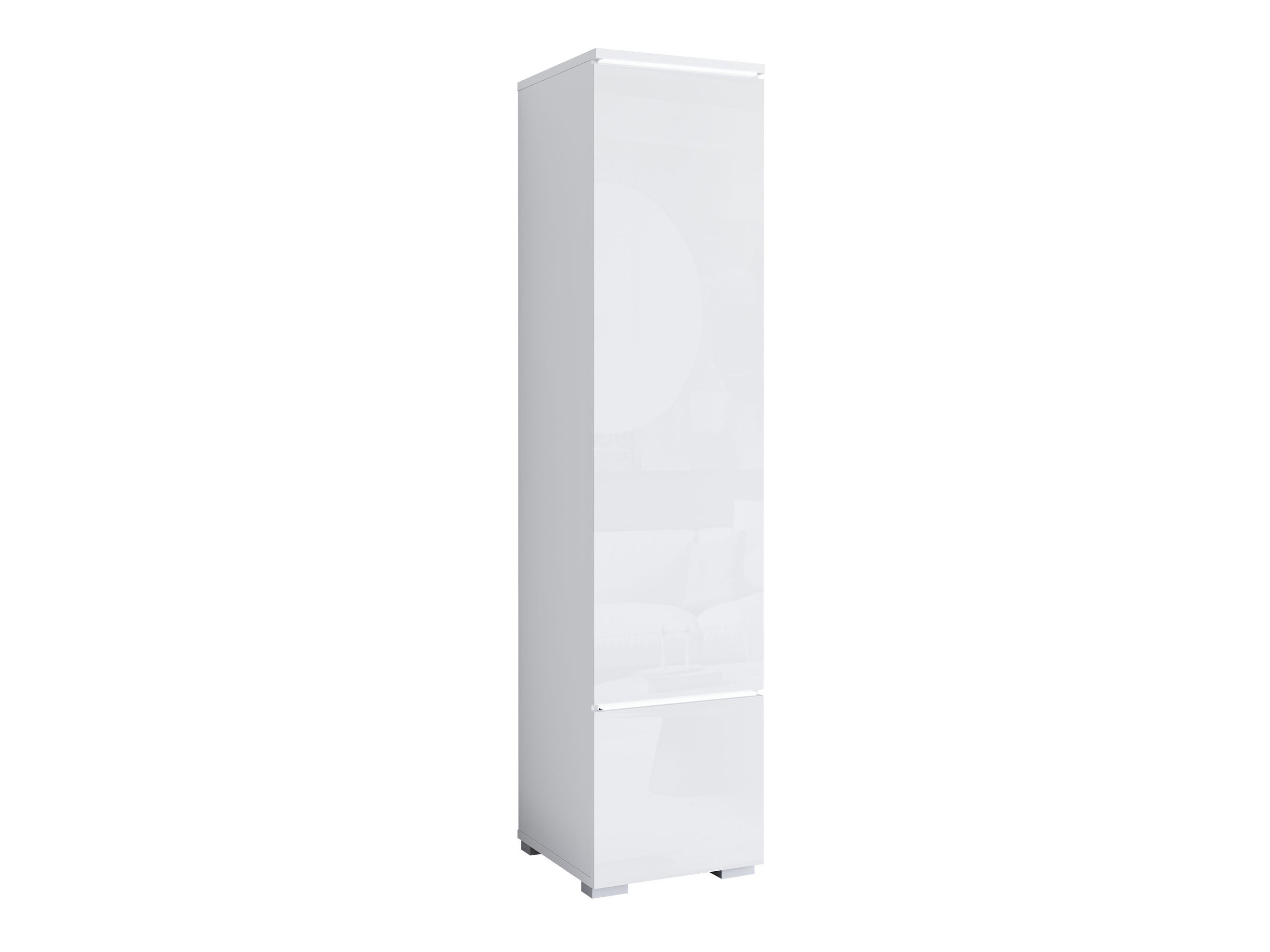 Estante Mirfivo 108 (Branco + Branco brilhante)