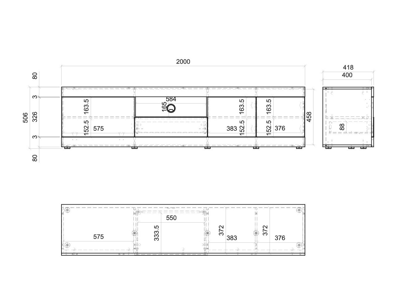 Conjunto para sala de estar Orlcali 113