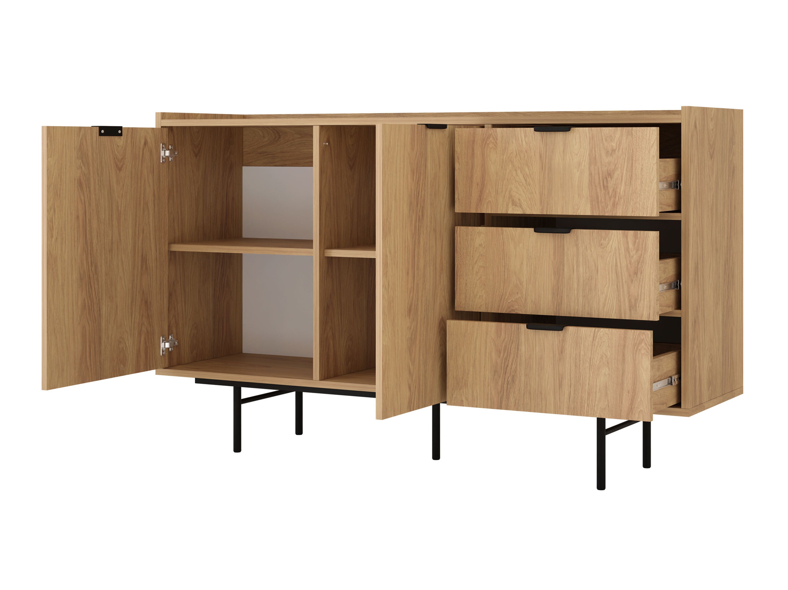 Conjunto para sala de estar Studos (Carvalho)