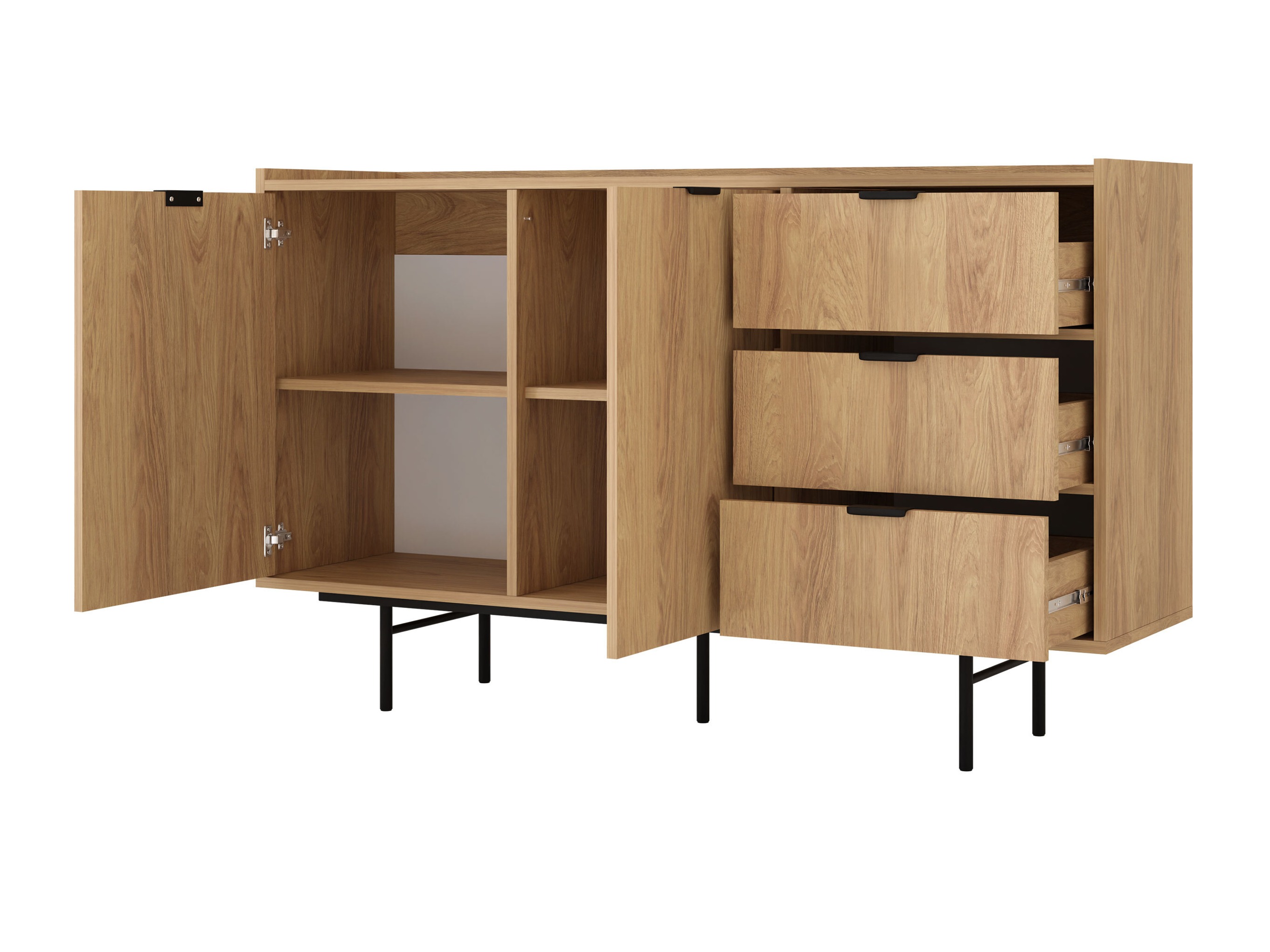 Conjunto para sala de estar Studos (Nogueira)