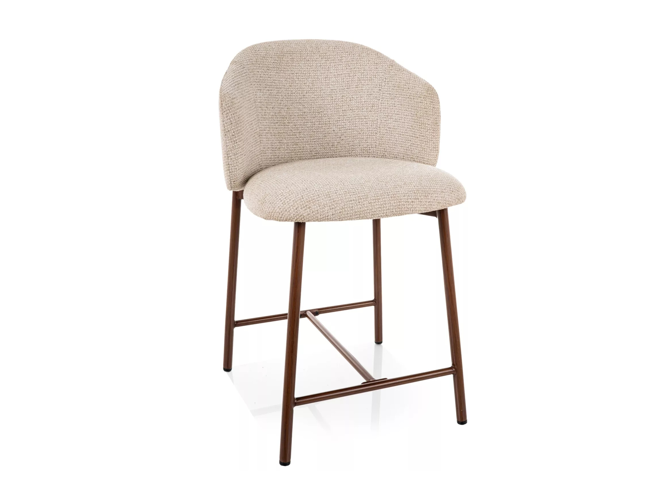 Banco de bar Detroit 948 (Creme + Castanho)