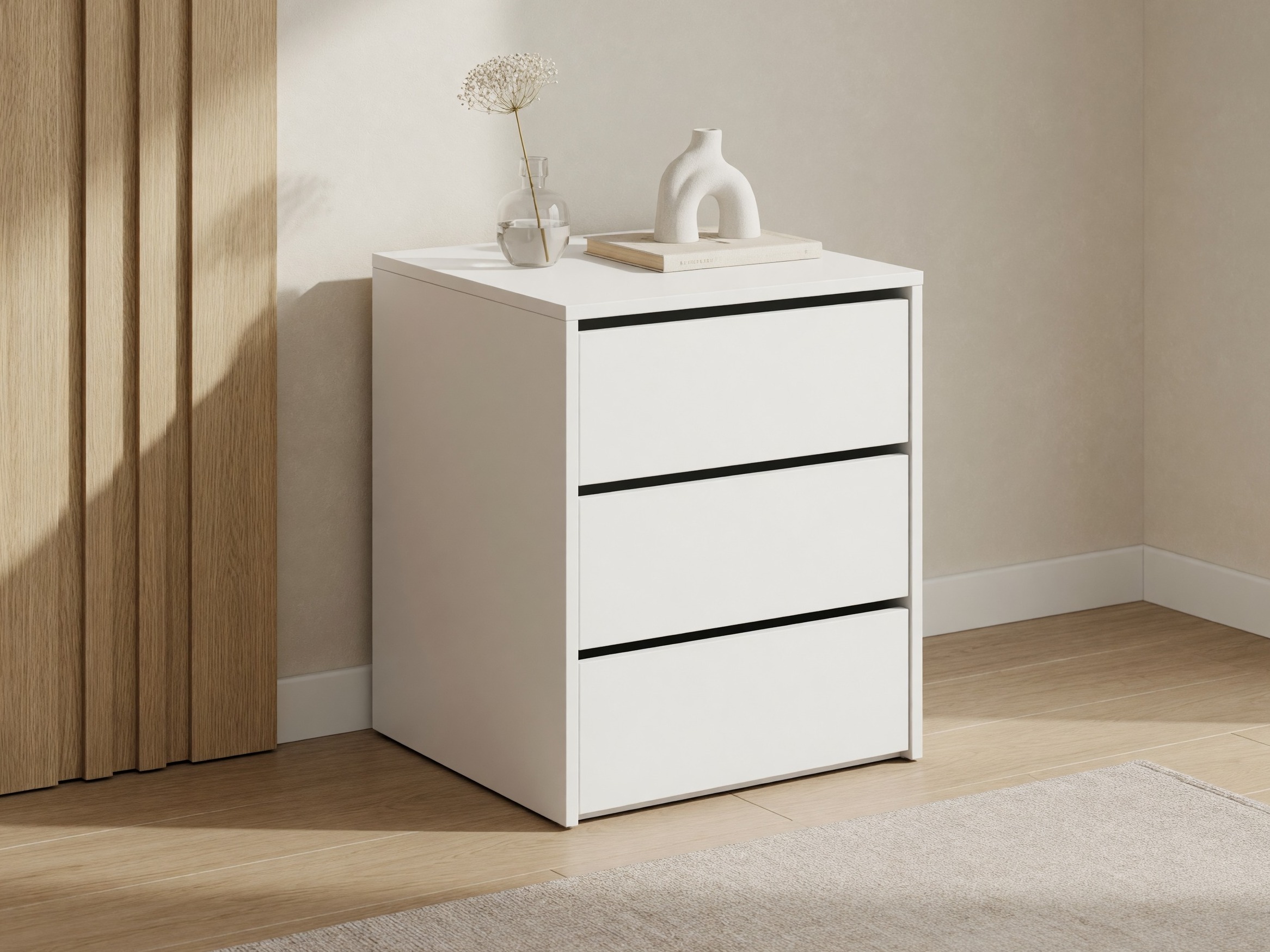 Mesa de cabeceira Cirdelu 113 (Branco)