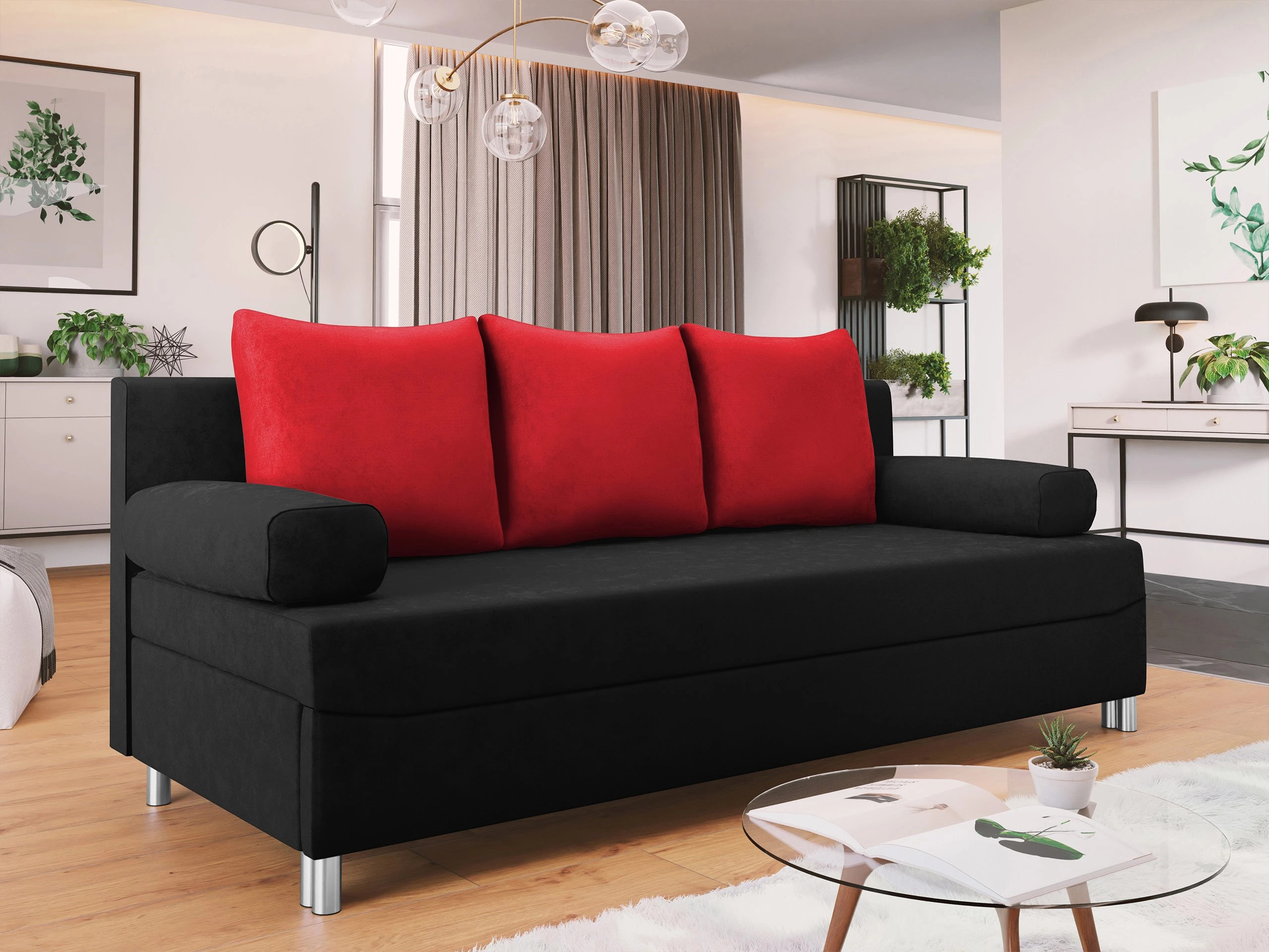 Sofá-cama Comfivo Artes (Alova 04 + Alova 46)