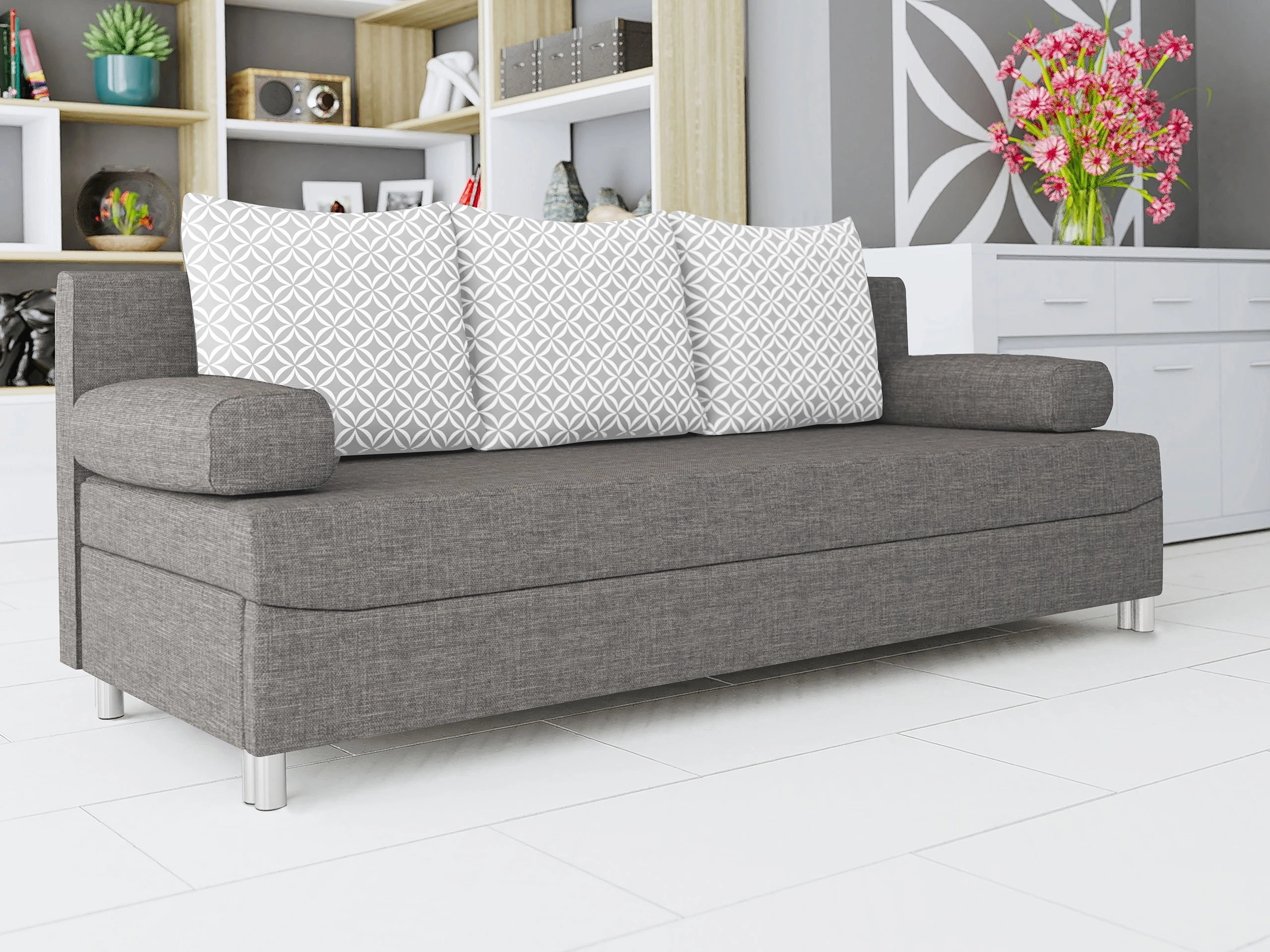 Sofá-cama Comfivo Artes (Lux 05 + Evo 32)