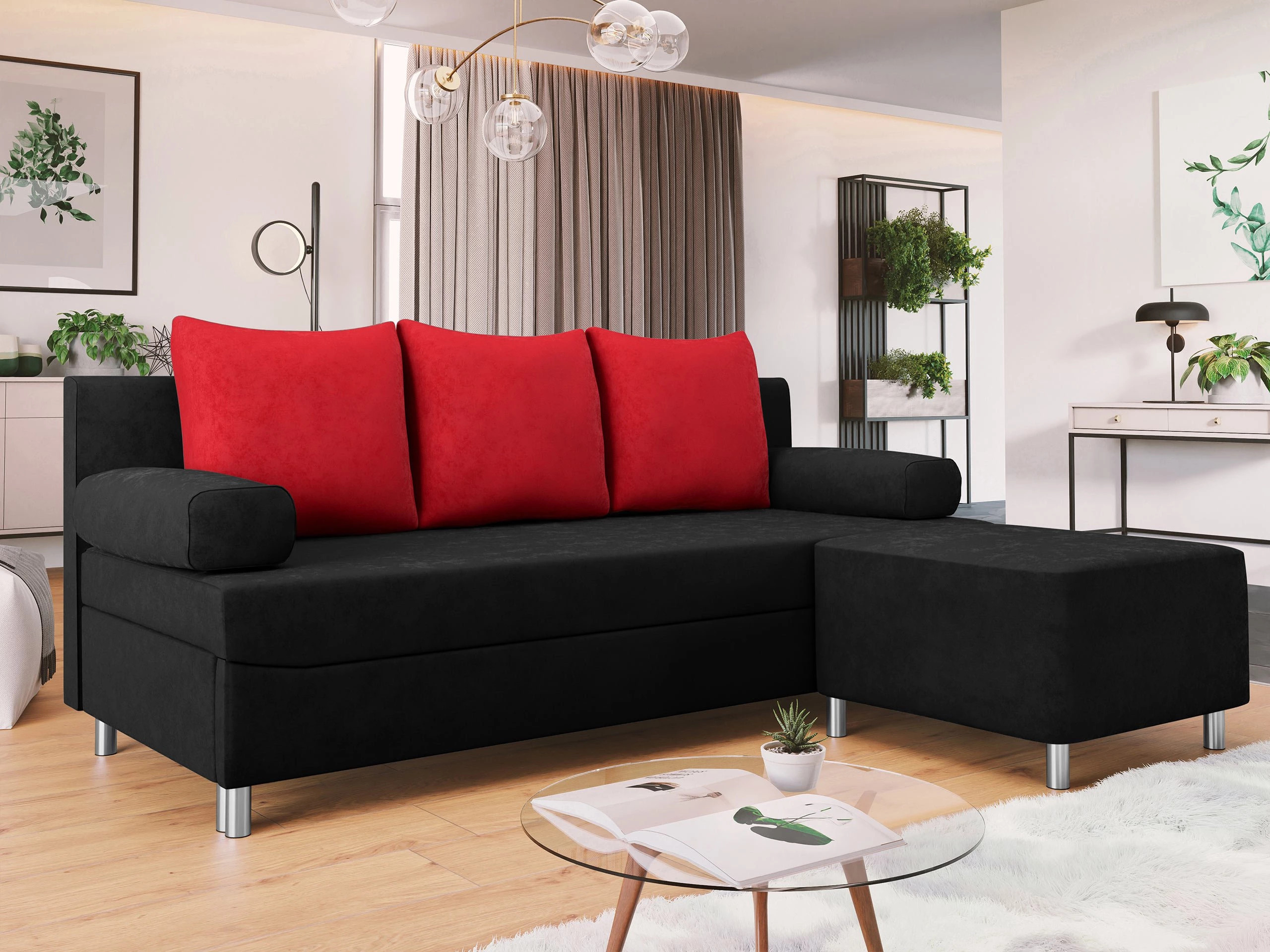 Conjunto de mobiliário com estofo Comfivo Artes (Alova 04 + Alova 46)