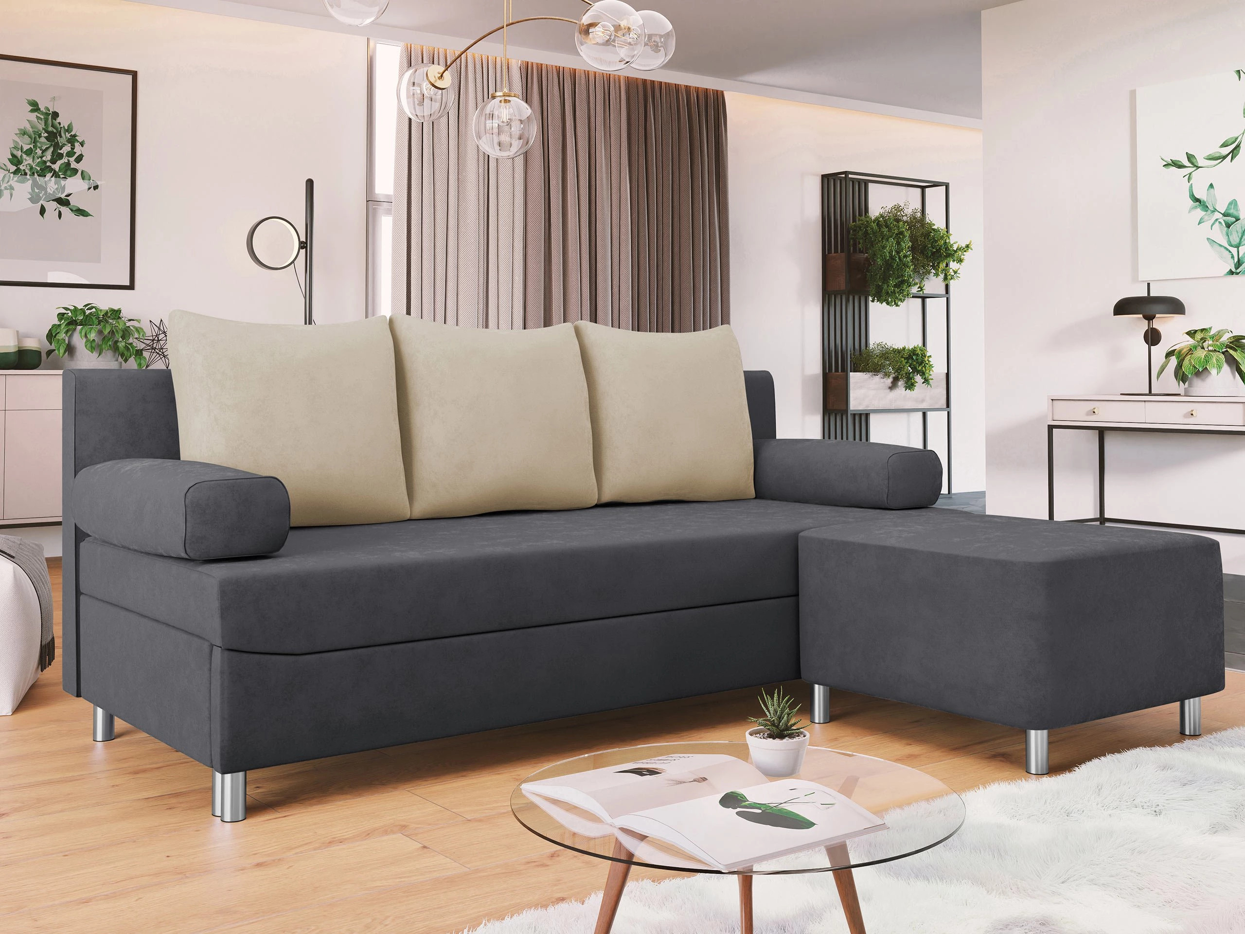 Conjunto de mobiliário com estofo Comfivo Artes (Alova 36 + Alova 07)