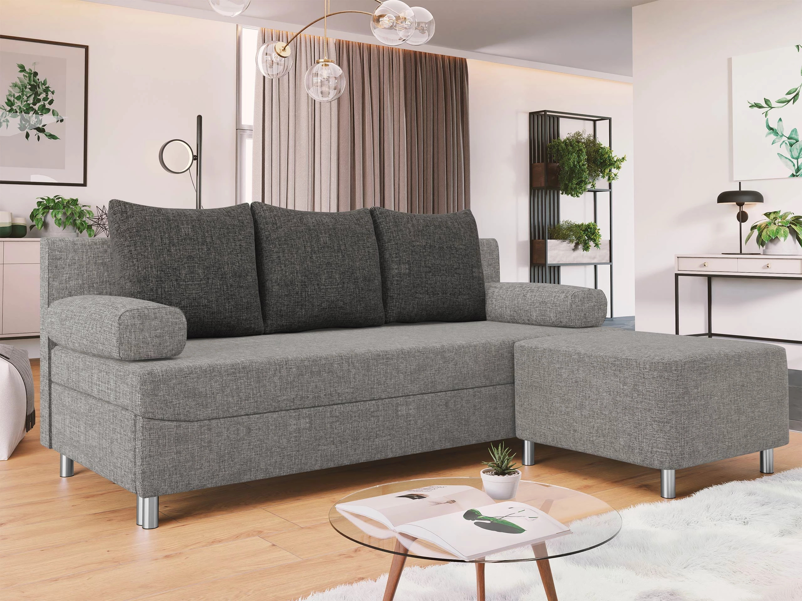 Conjunto de mobiliário com estofo Comfivo Artes (Lux 05 + Lux 06)