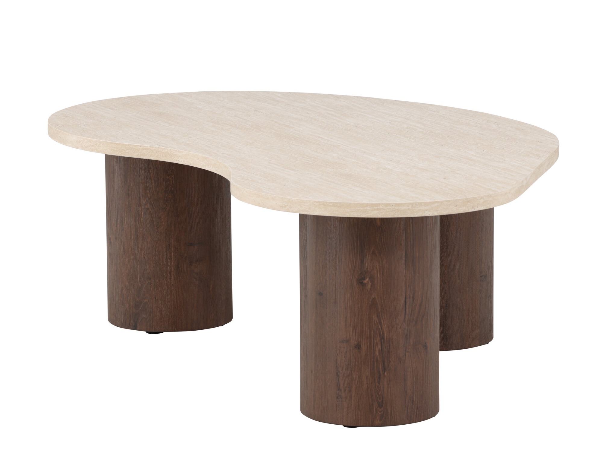Mesa de centro Dallas 5282 (Bege + Castanho escuro)